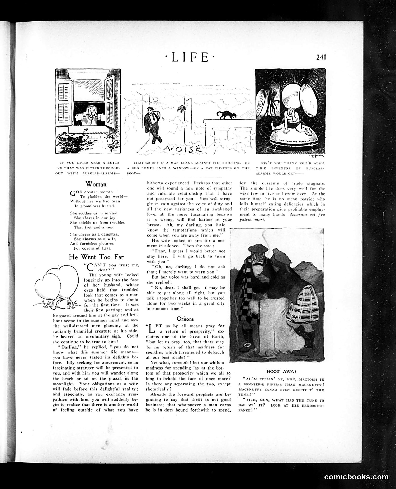 Life — August 19, 1909 — page 13: Life, 1909-08-19