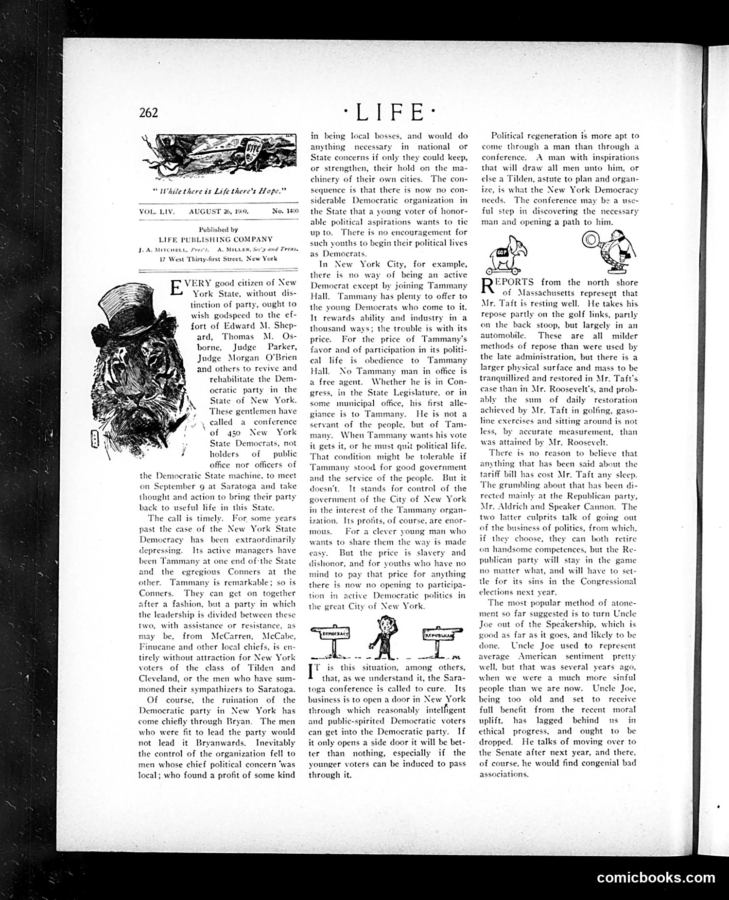 Life — August 26, 1909 — page 6: Life, 1909-08-26