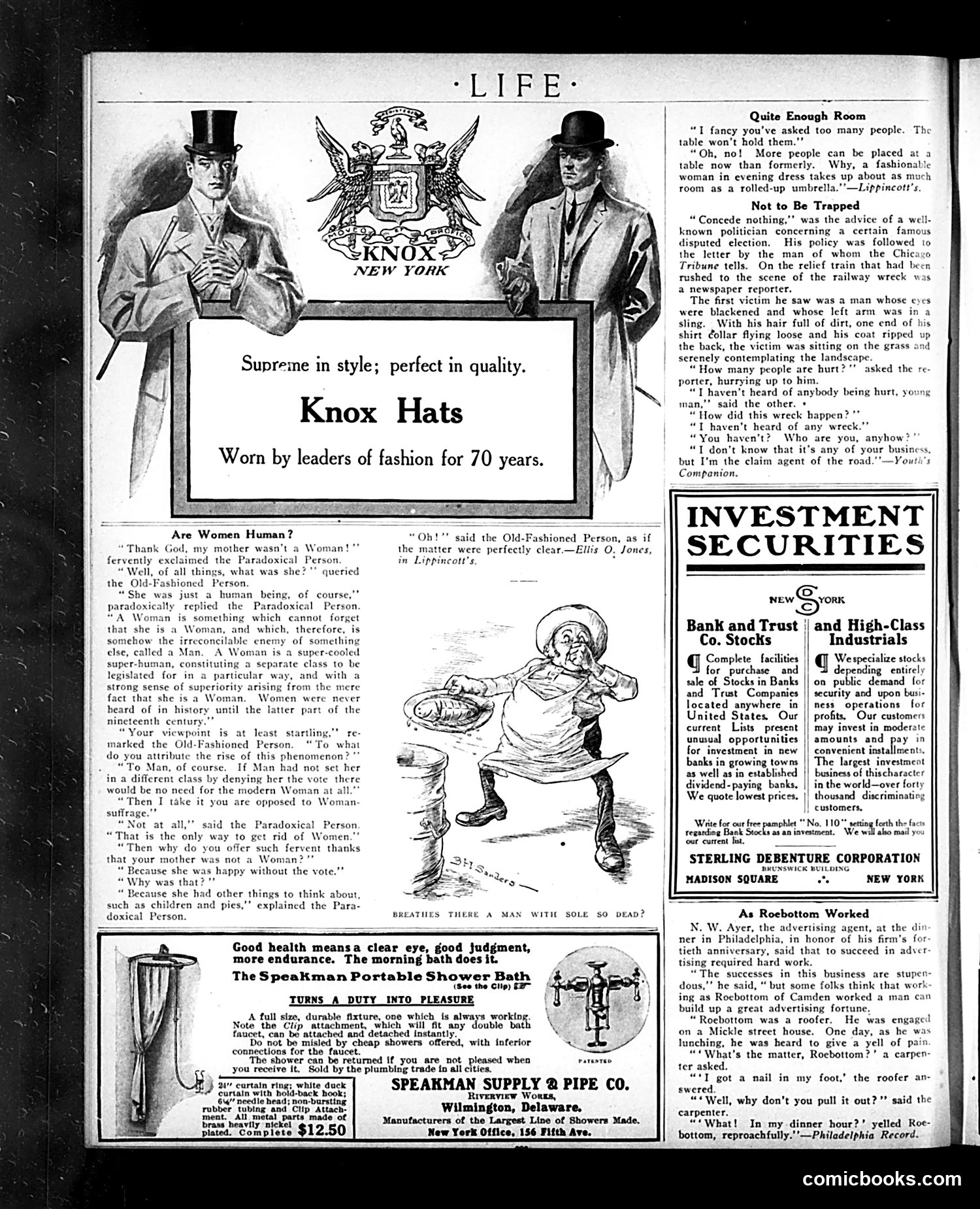 Life — September 2, 1909 — page 8: Life, 1909-09-02