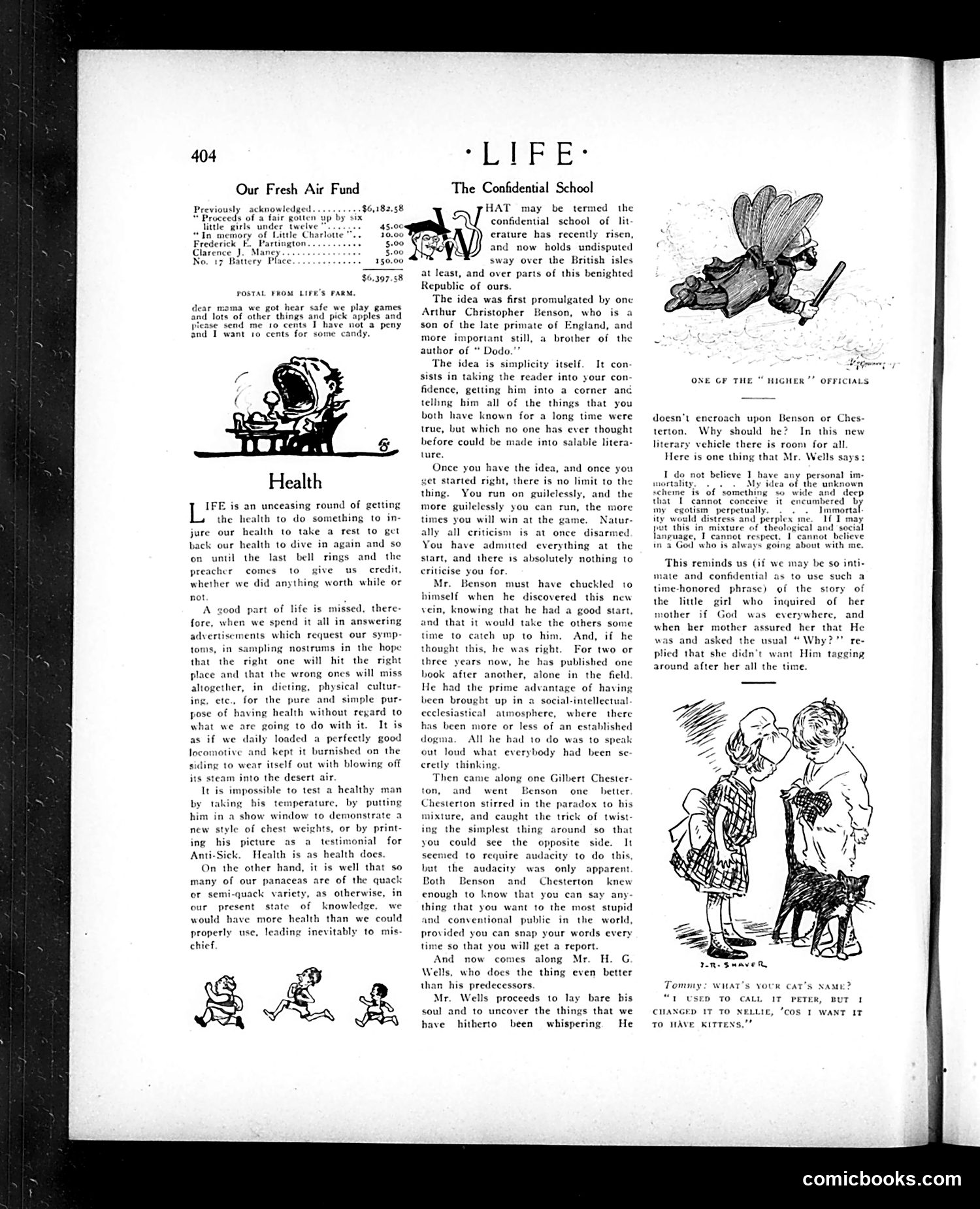 Life — September 23, 1909 — page 8: Life, 1909-09-23