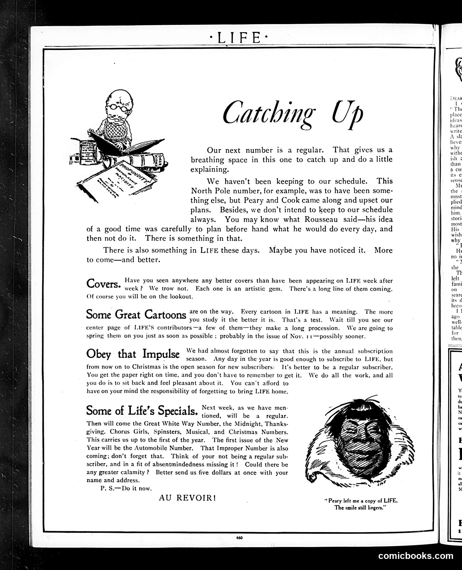 Life — October 7, 1909 — page 4: Life, 1909-10-07