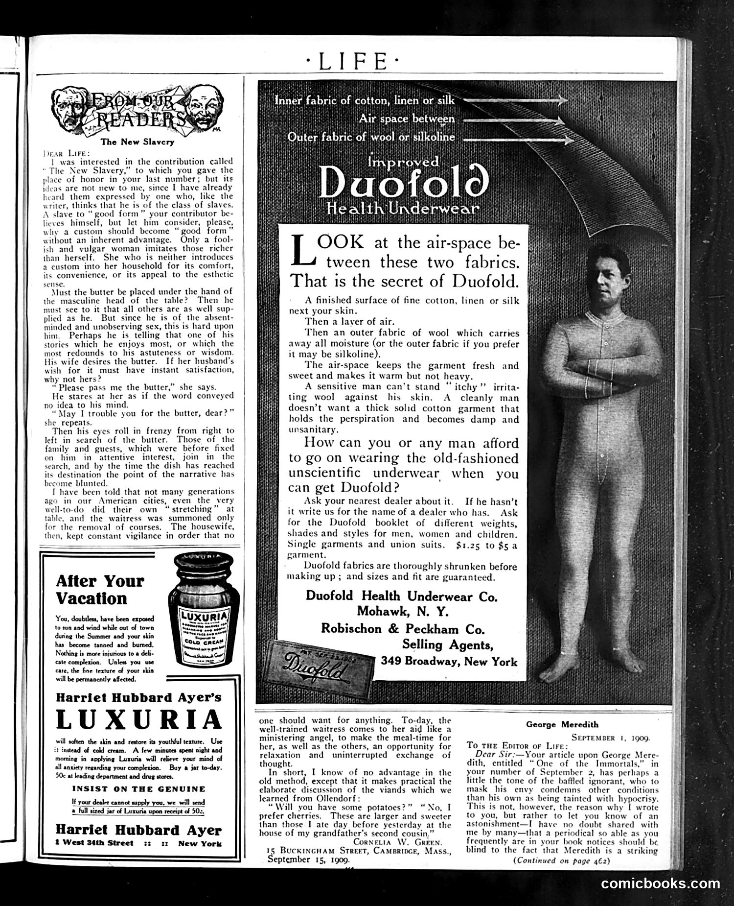 Life — October 7, 1909 — page 5: Life, 1909-10-07
