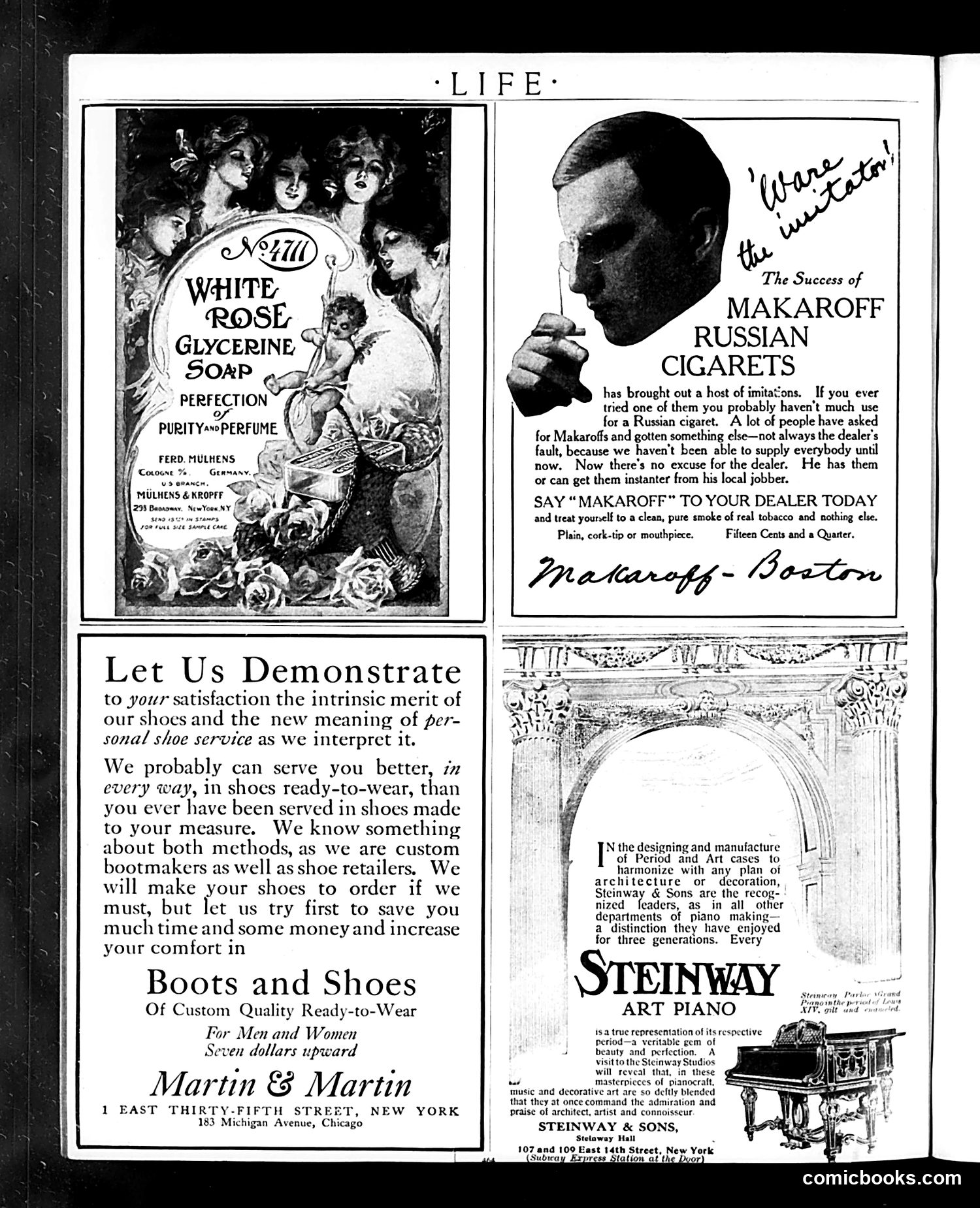 Life — October 7, 1909 — page 8: Life, 1909-10-07