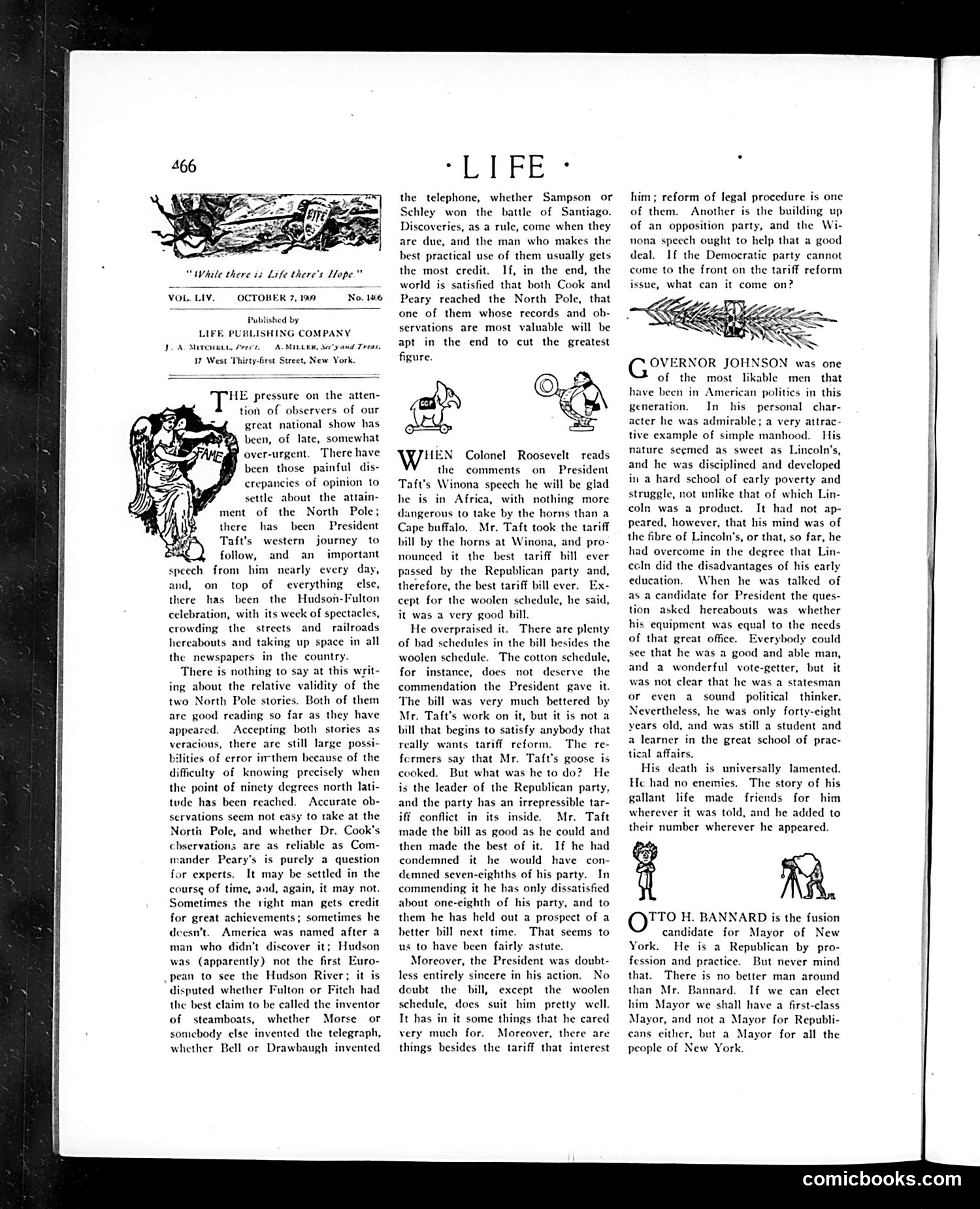 Life — October 7, 1909 — page 10: Life, 1909-10-07
