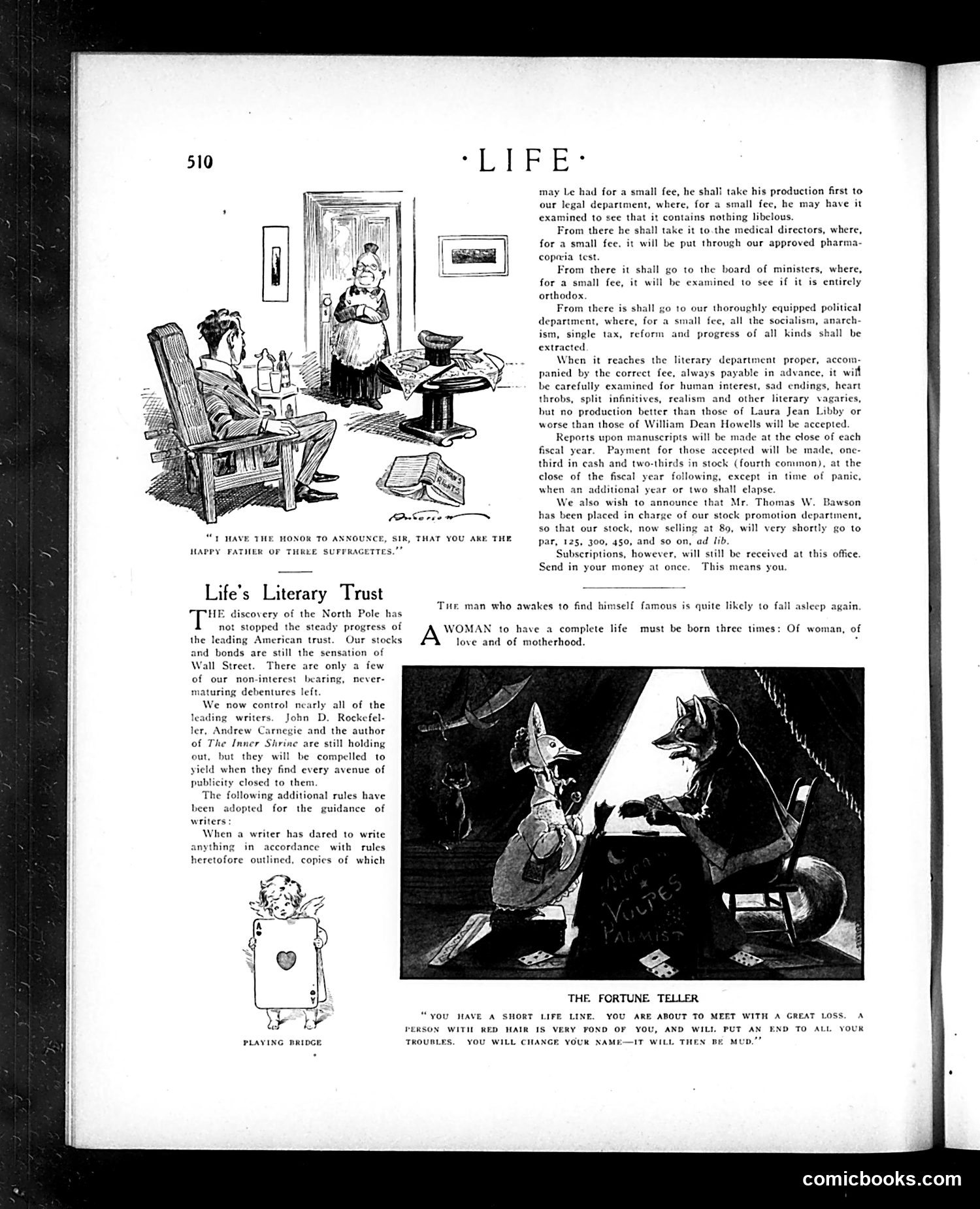 Life — October 14, 1909 — page 10: Life, 1909-10-14