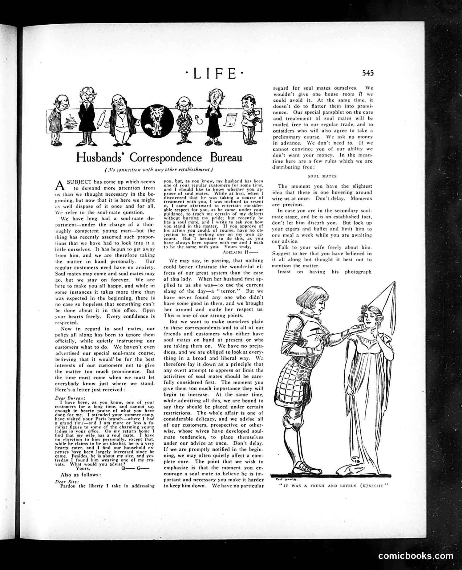Life — October 21, 1909 — page 9: Life, 1909-10-21