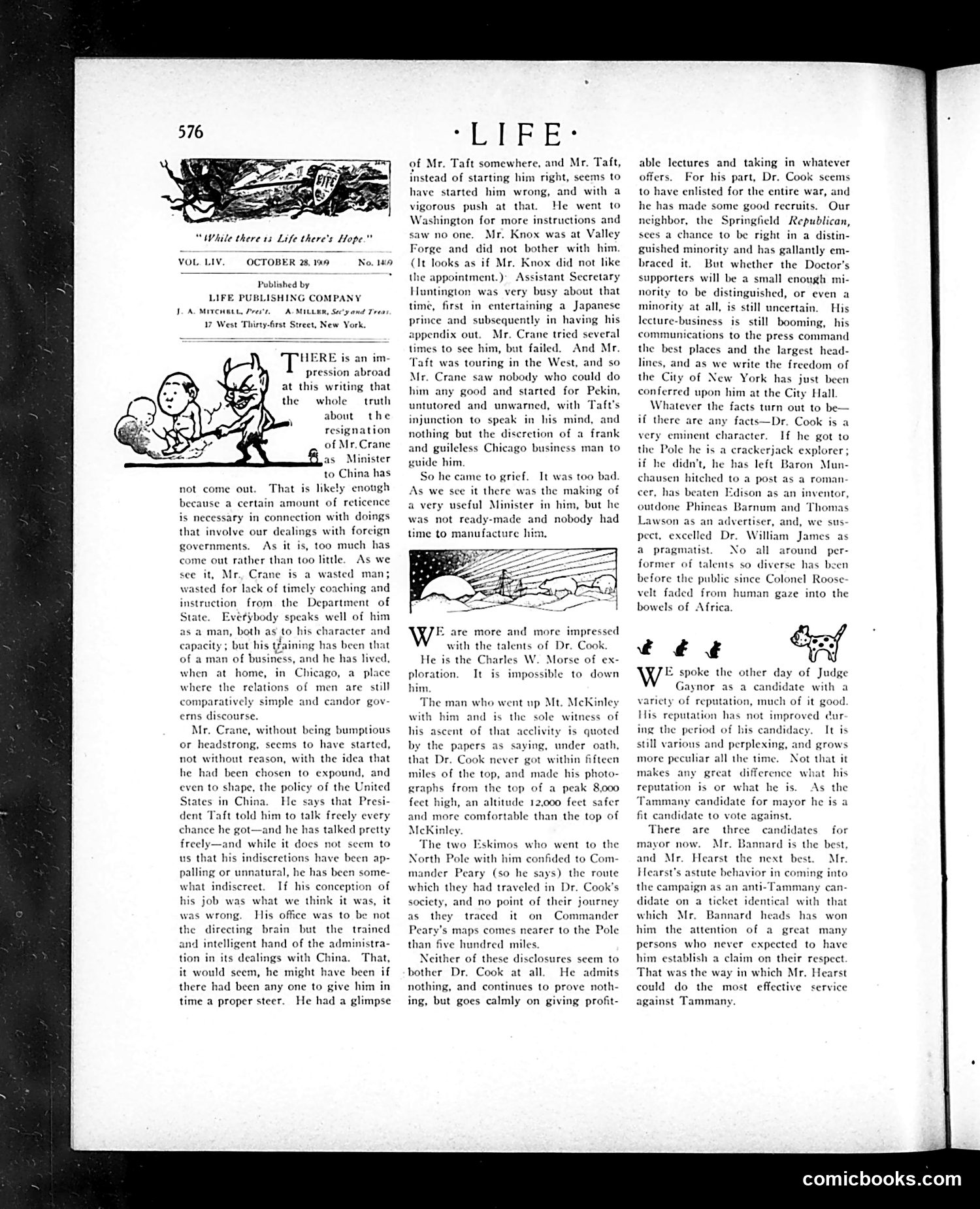 Life — October 28, 1909 — page 8: Life, 1909-10-28