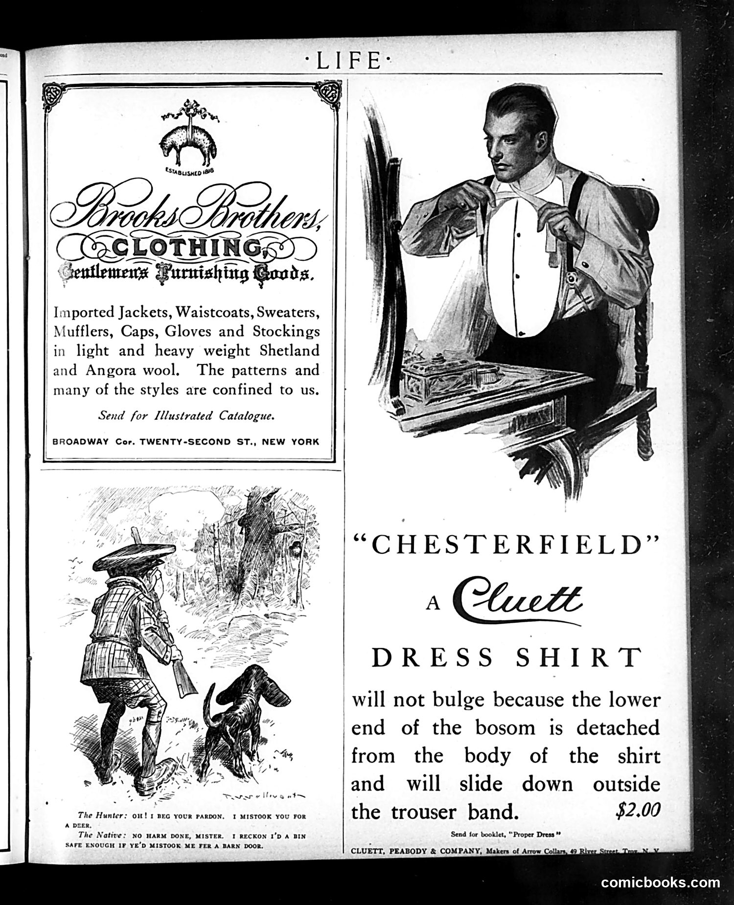 Life — November 11, 1909 — page 3: Life, 1909-11-11