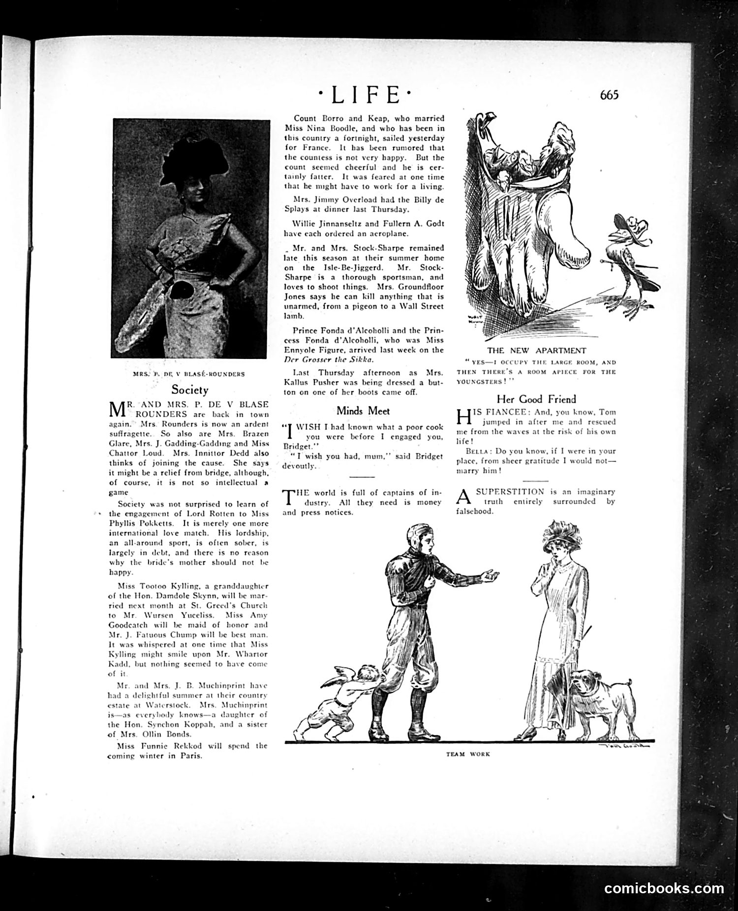 Life — November 11, 1909 — page 9: Life, 1909-11-11