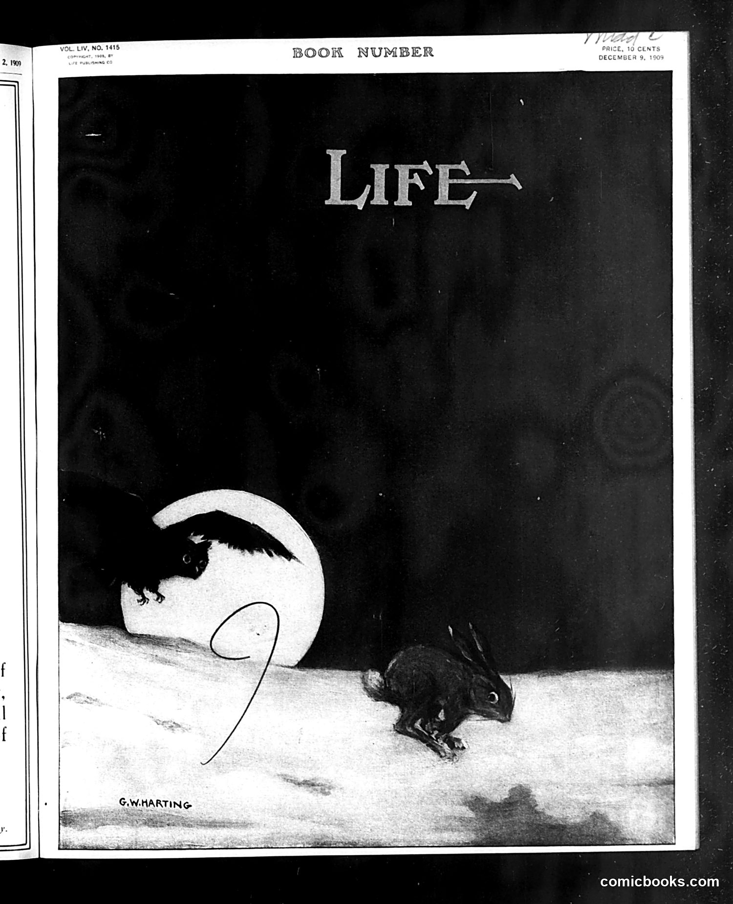 Life — December 9, 1909 — page 1: Life, 1909-12-09