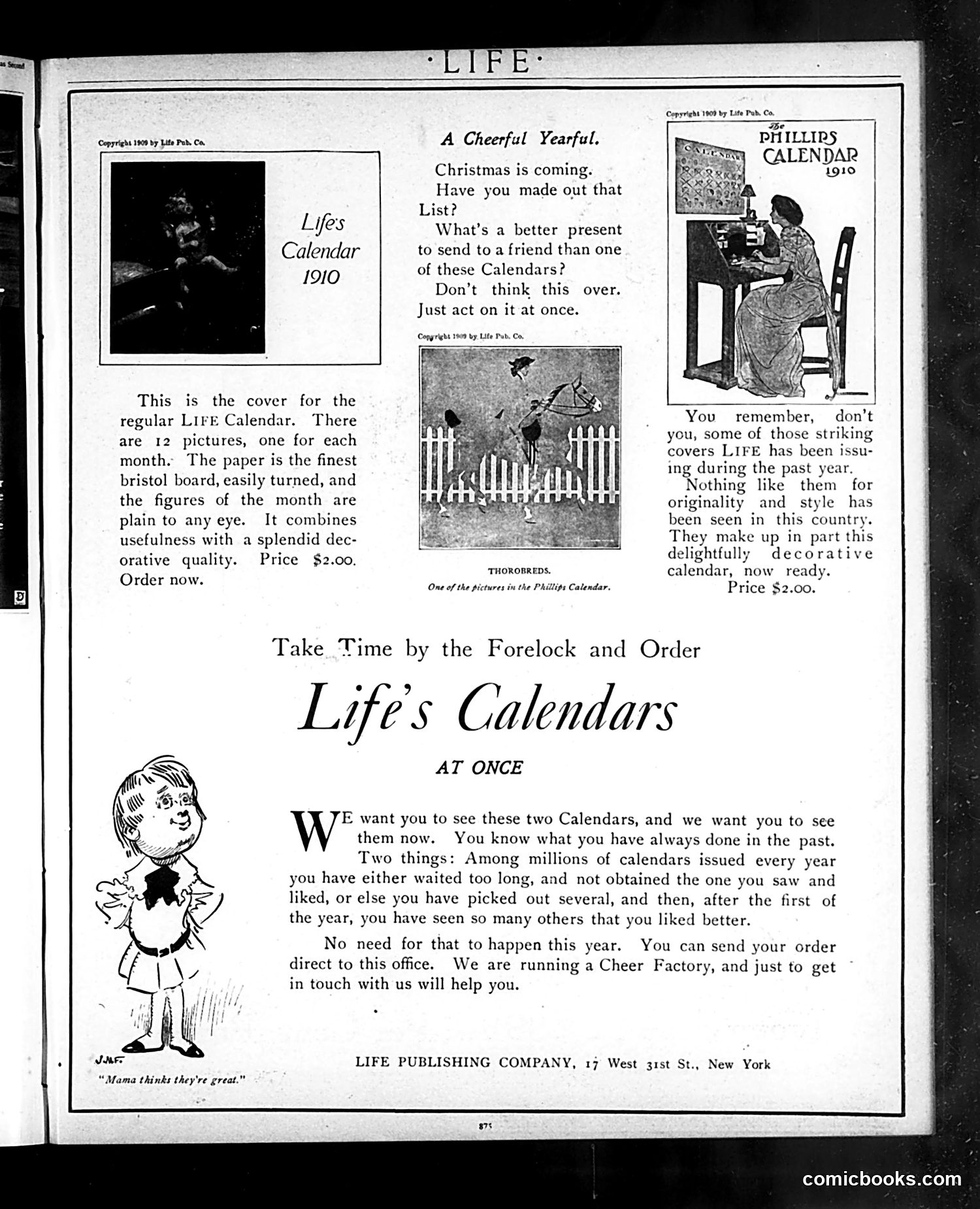 Life — December 16, 1909 — page 3: Life, 1909-12-16