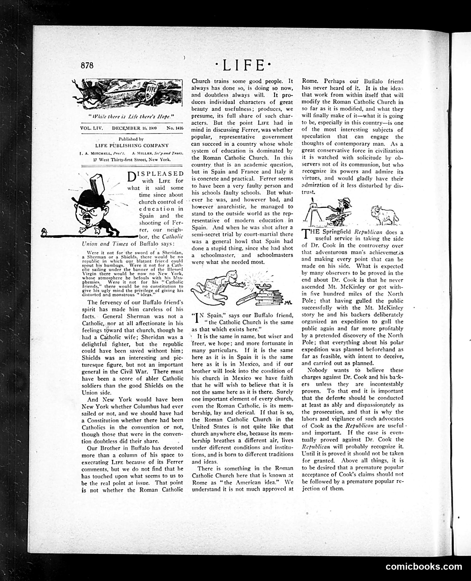Life — December 16, 1909 — page 6: Life, 1909-12-16