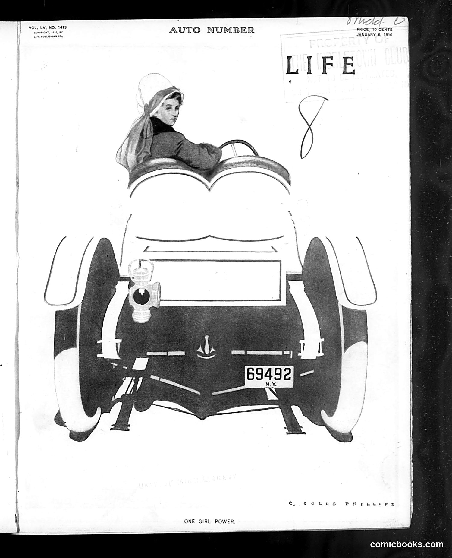 Life — January 6, 1910 — page 1: Life, 1910-01-06