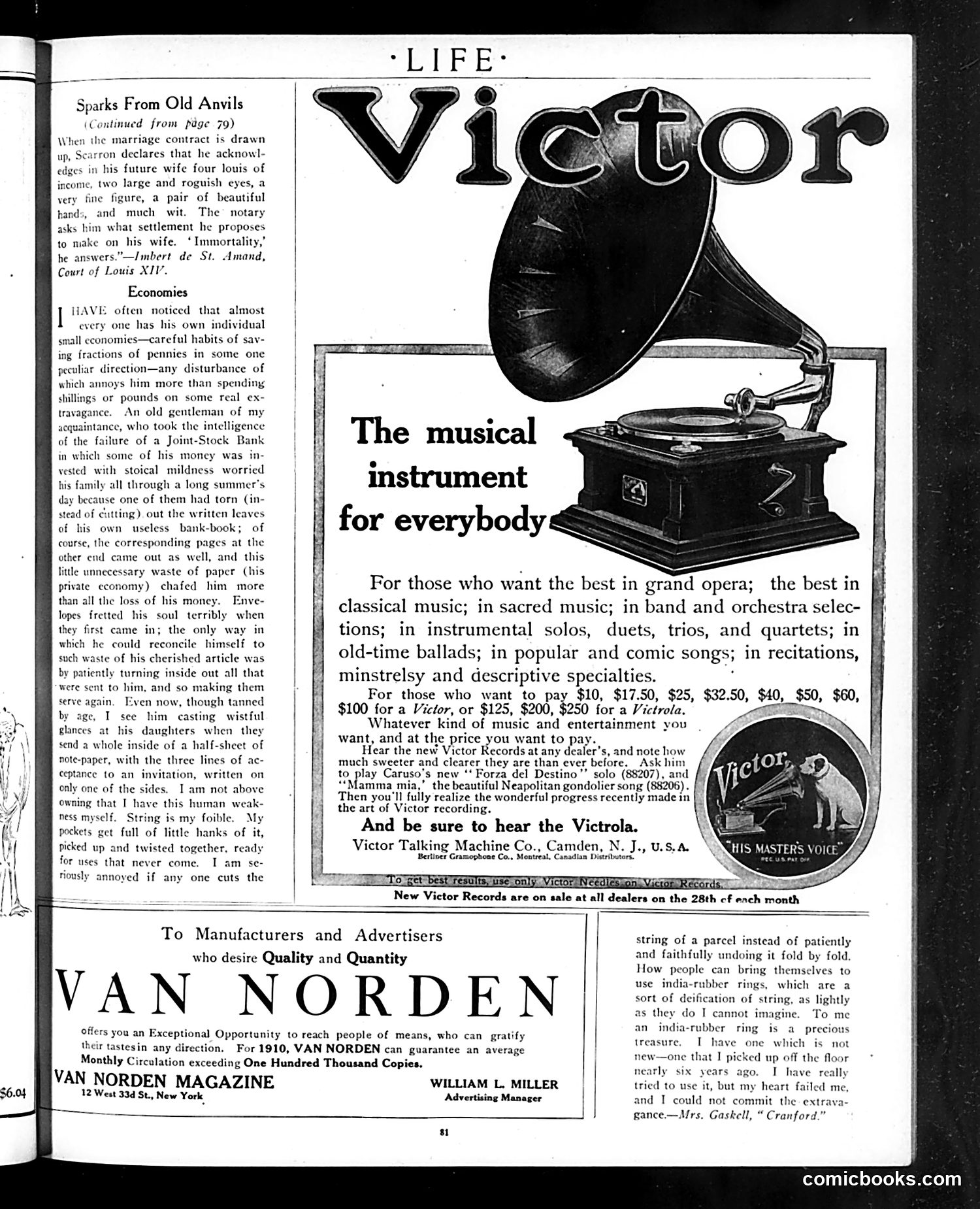Life — January 13, 1910 — page 5: Life, 1910-01-13