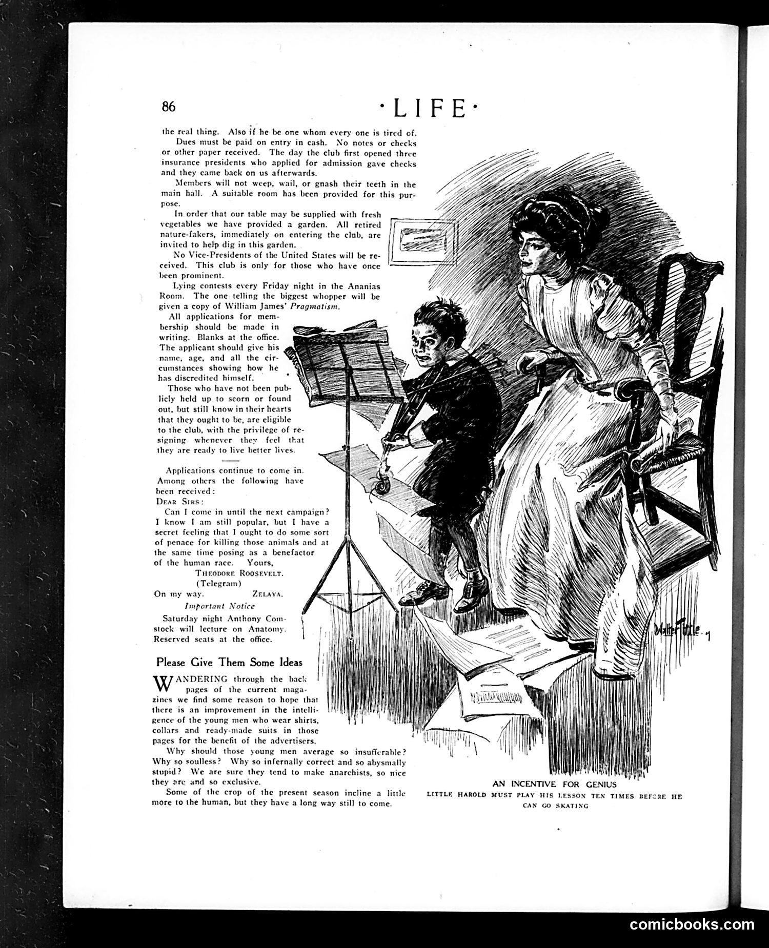 Life — January 13, 1910 — page 10: Life, 1910-01-13