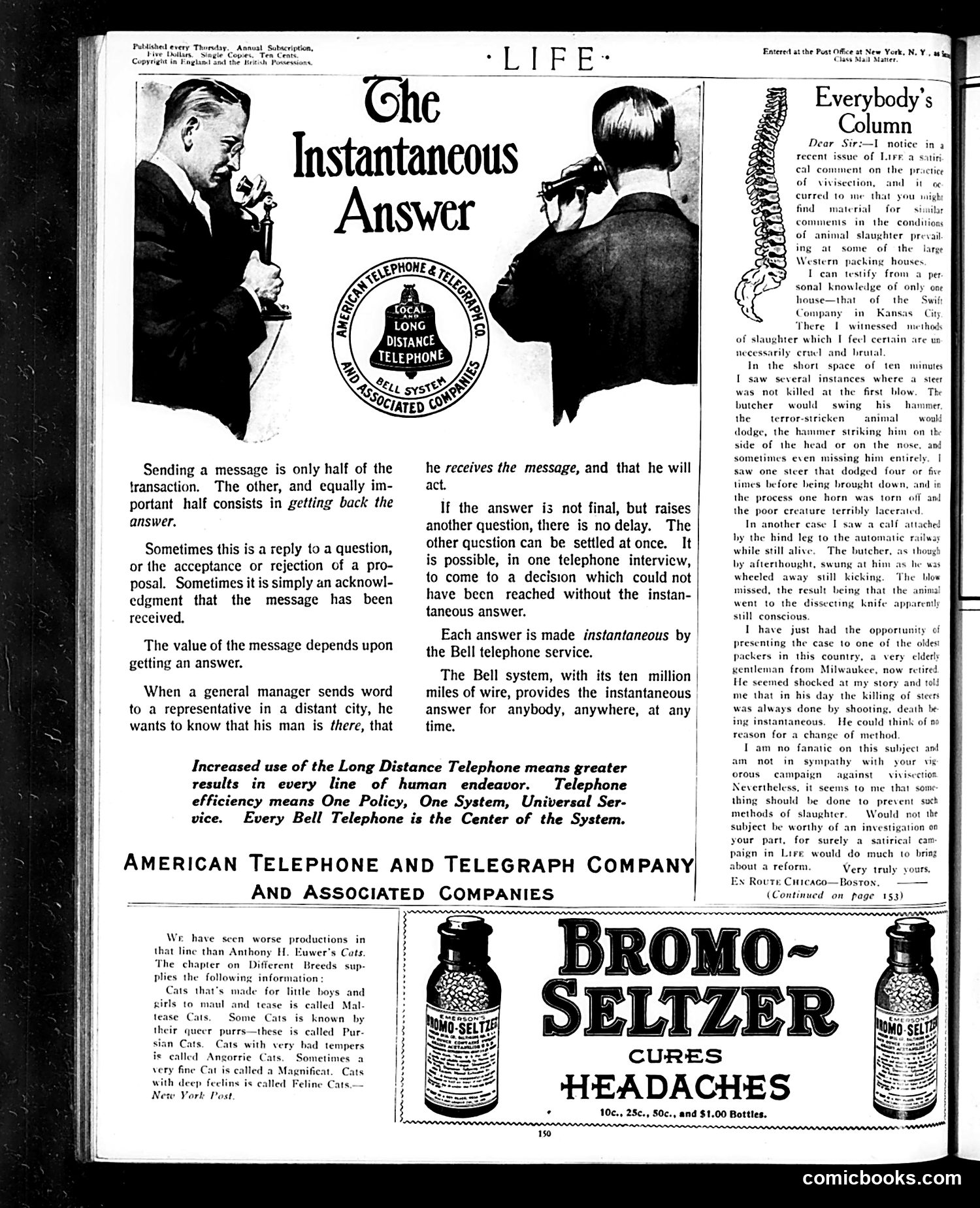 Life — January 27, 1910 — page 2: Life, 1910-01-27