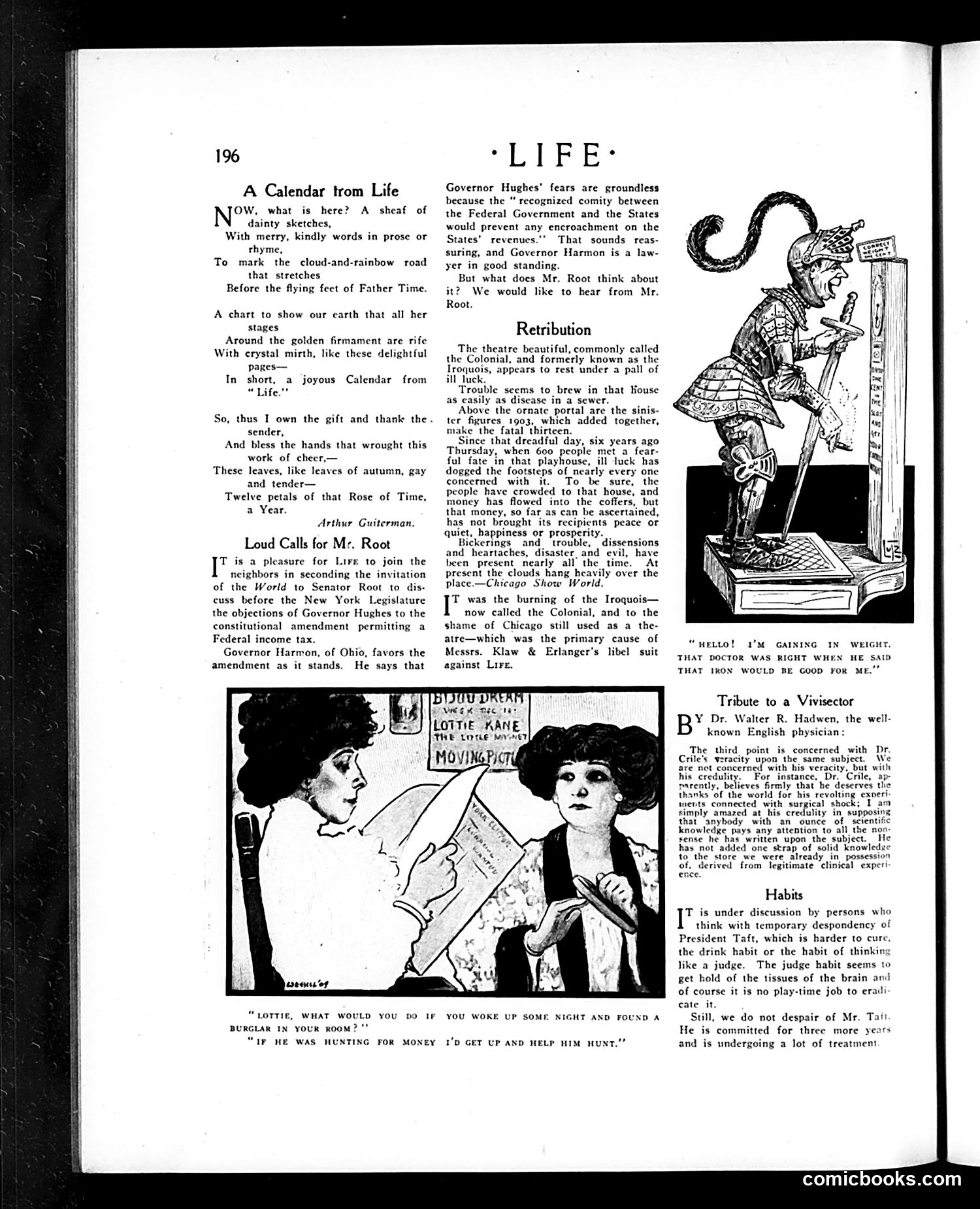 Life — February 3, 1910 — page 12: Life, 1910-02-03