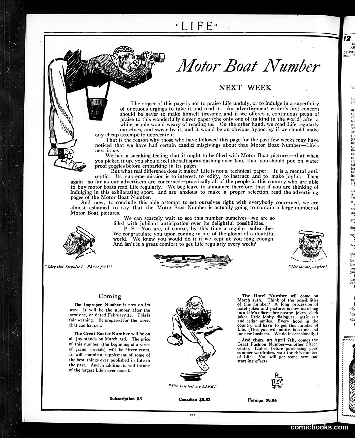 Life — February 10, 1910 — page 4: Life, 1910-02-10