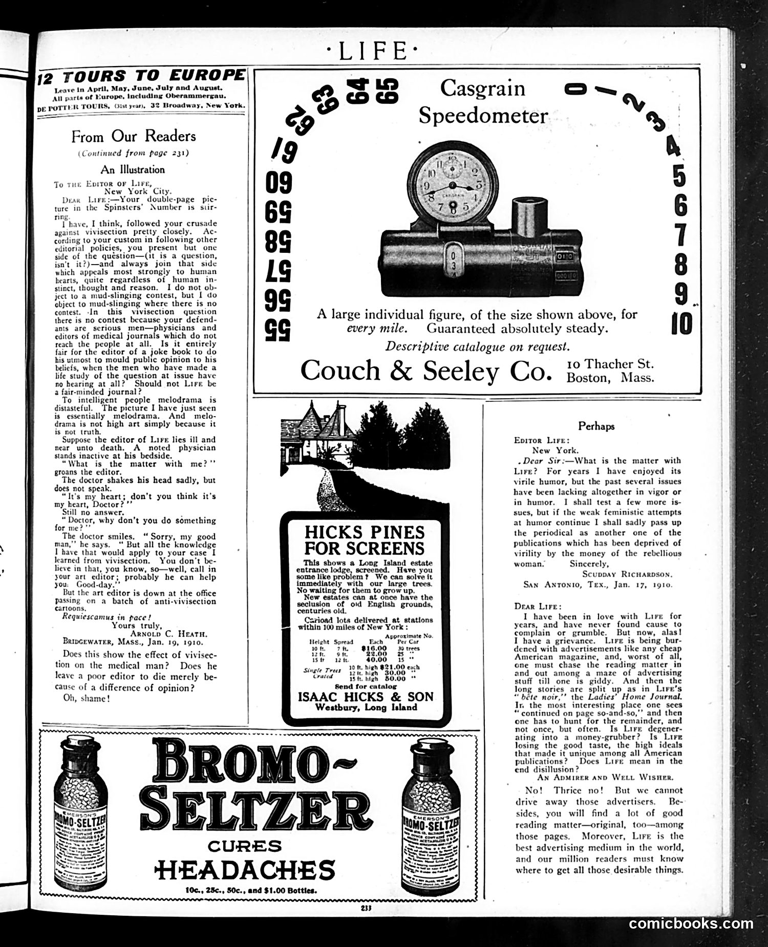 Life — February 10, 1910 — page 5: Life, 1910-02-10
