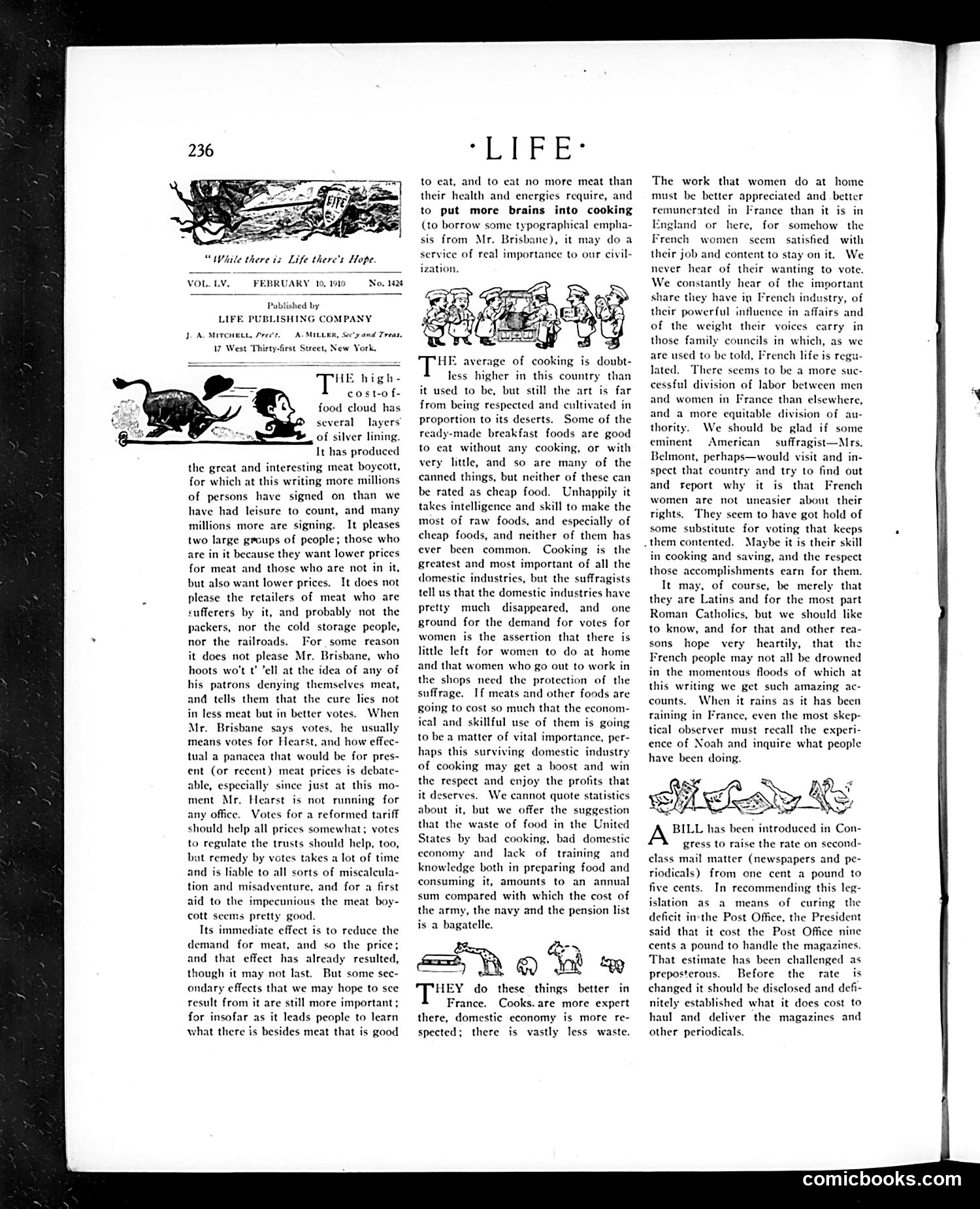 Life — February 10, 1910 — page 8: Life, 1910-02-10