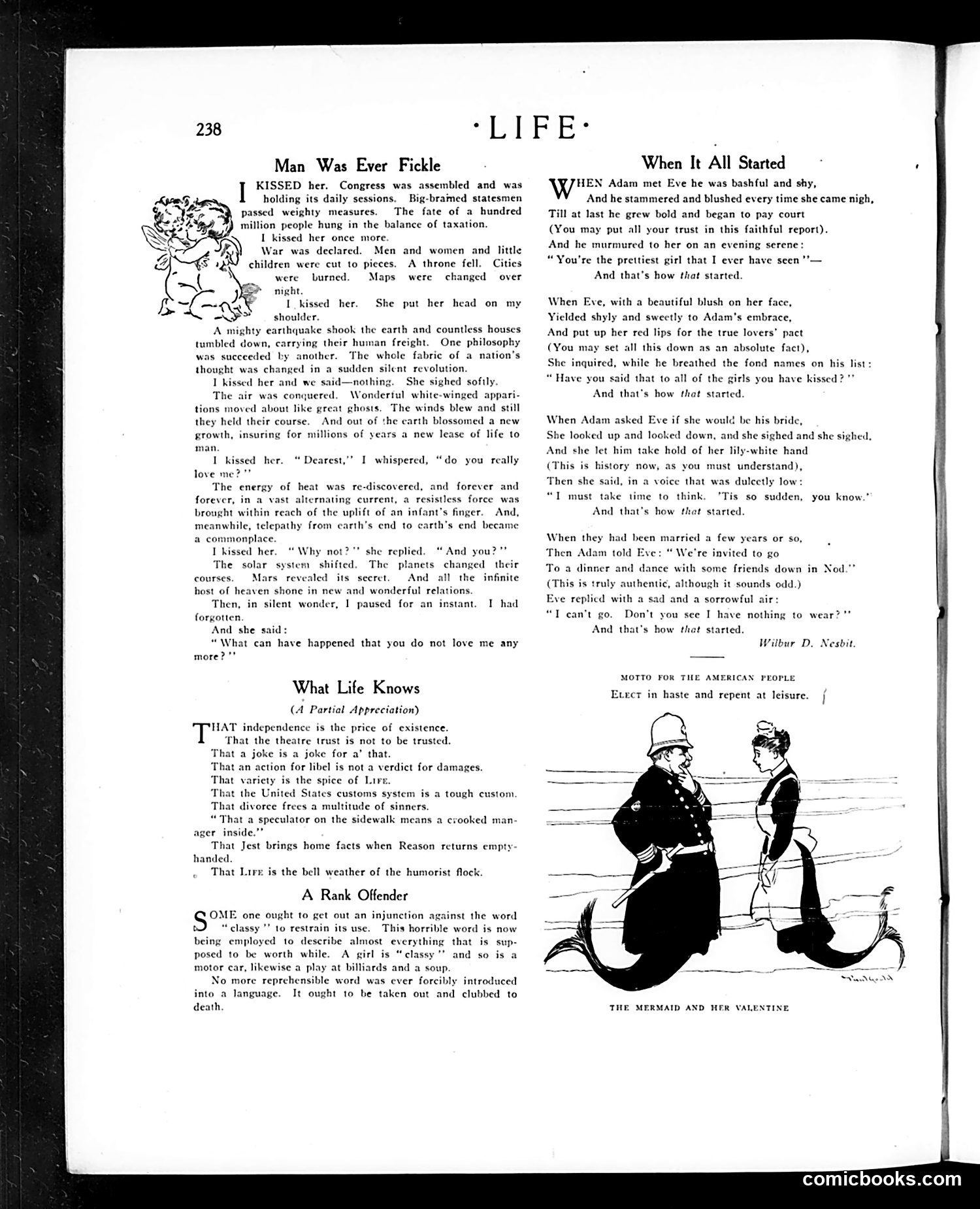 Life — February 10, 1910 — page 10: Life, 1910-02-10