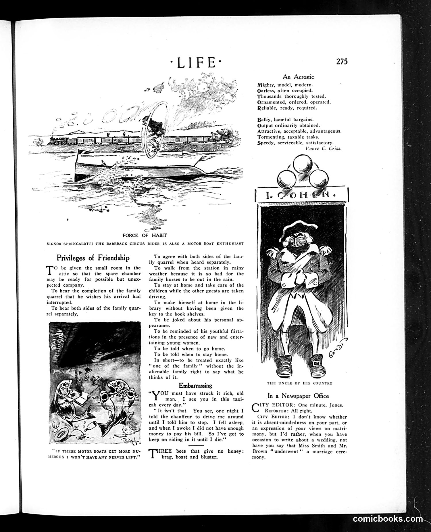 Life — February 17, 1910 — page 11: Life, 1910-02-17