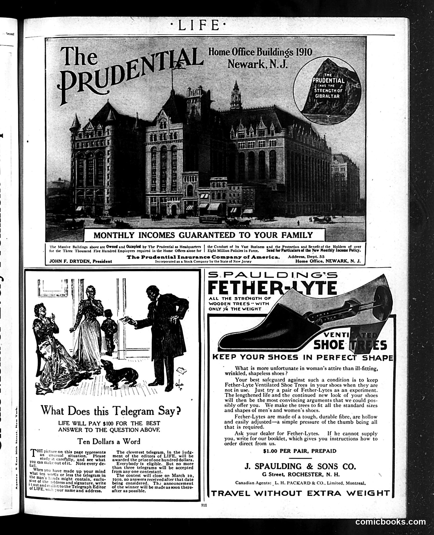 Life — February 24, 1910 — page 3: Life, 1910-02-24