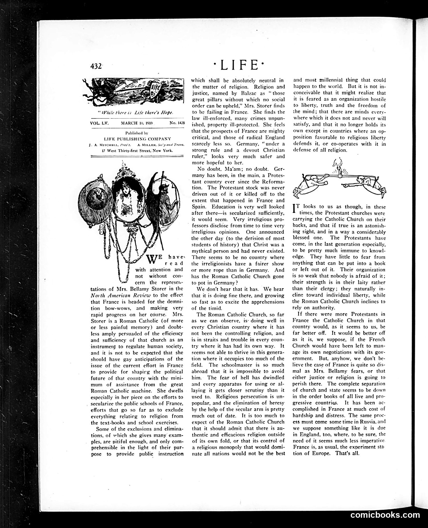 Life — March 10, 1910 — page 8: Life, 1910-03-10