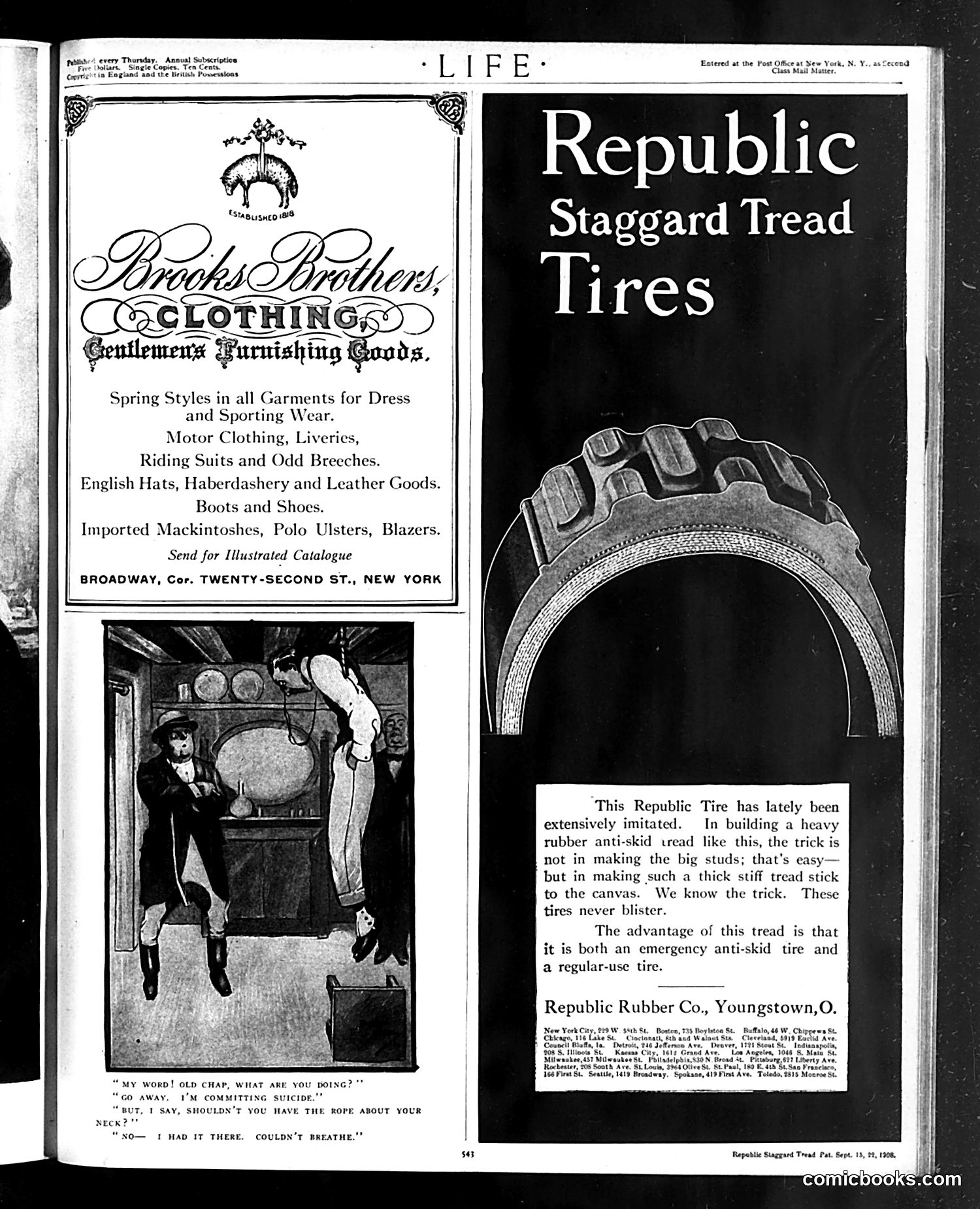 Life — March 31, 1910 — page 3: Life, 1910-03-31