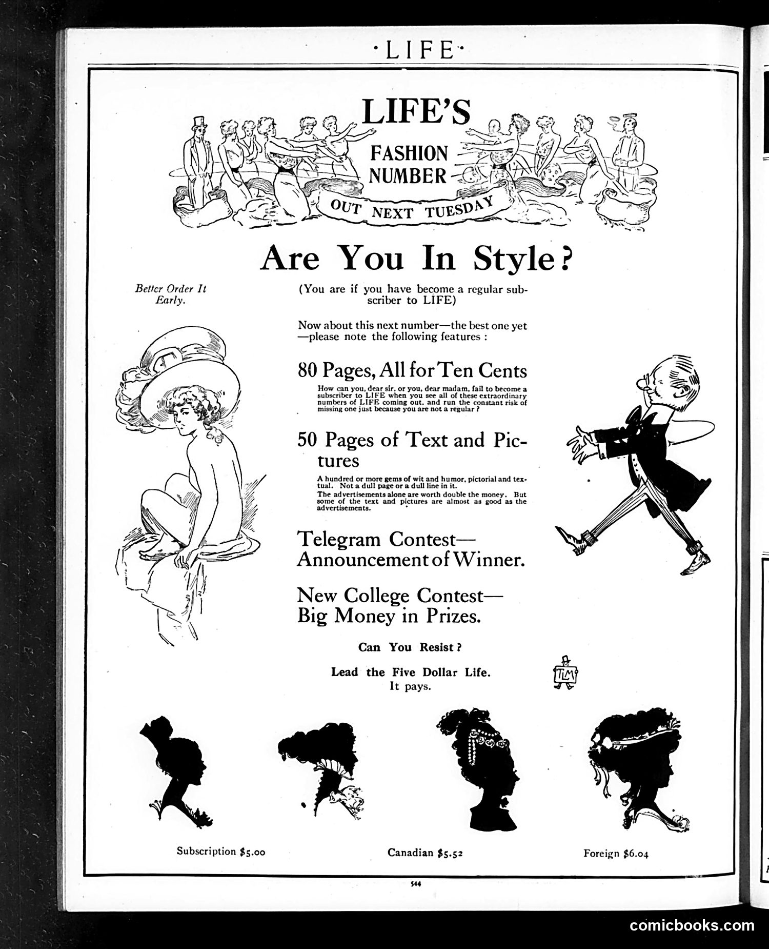Life — March 31, 1910 — page 4: Life, 1910-03-31