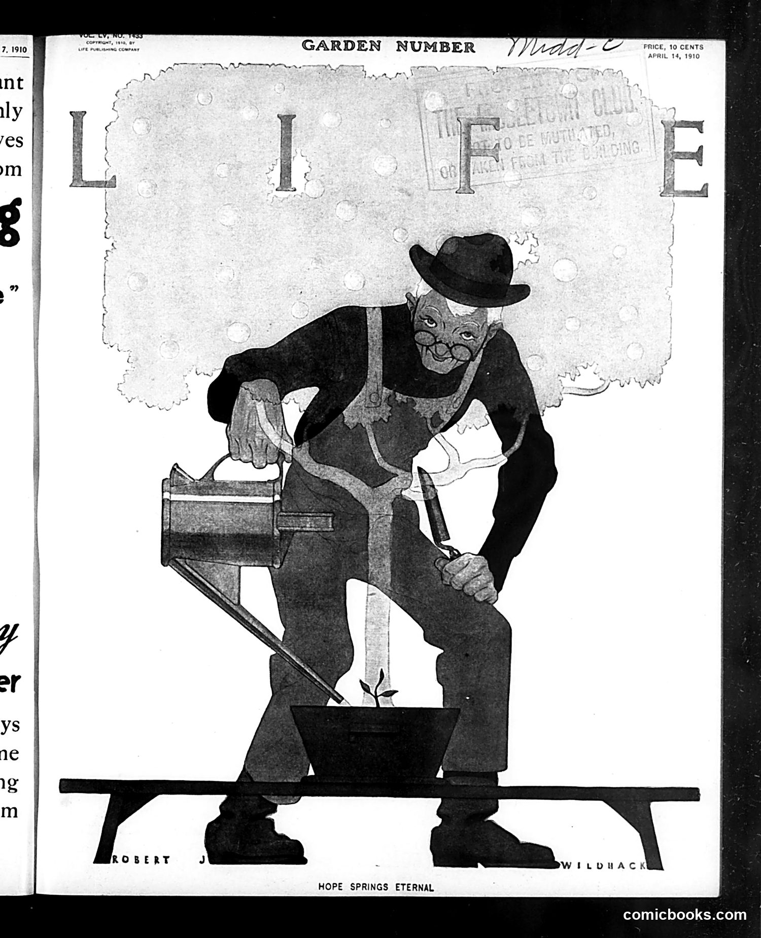 Life — April 14, 1910 — page 1: Life, 1910-04-14