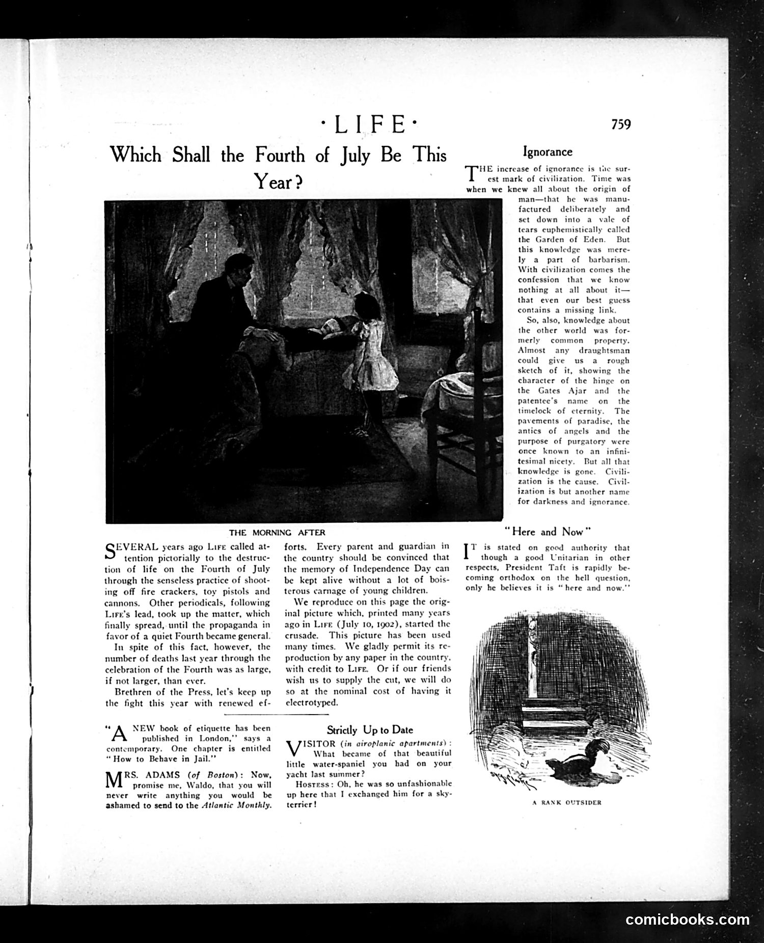 Life — April 28, 1910 — page 11: Life, 1910-04-28