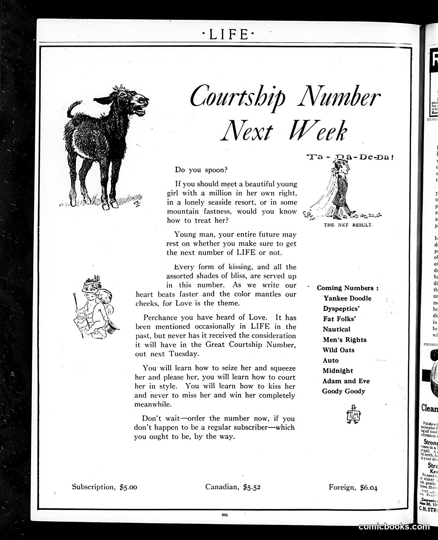 Life — June 2, 1910 — page 8: Life, 1910-06-02