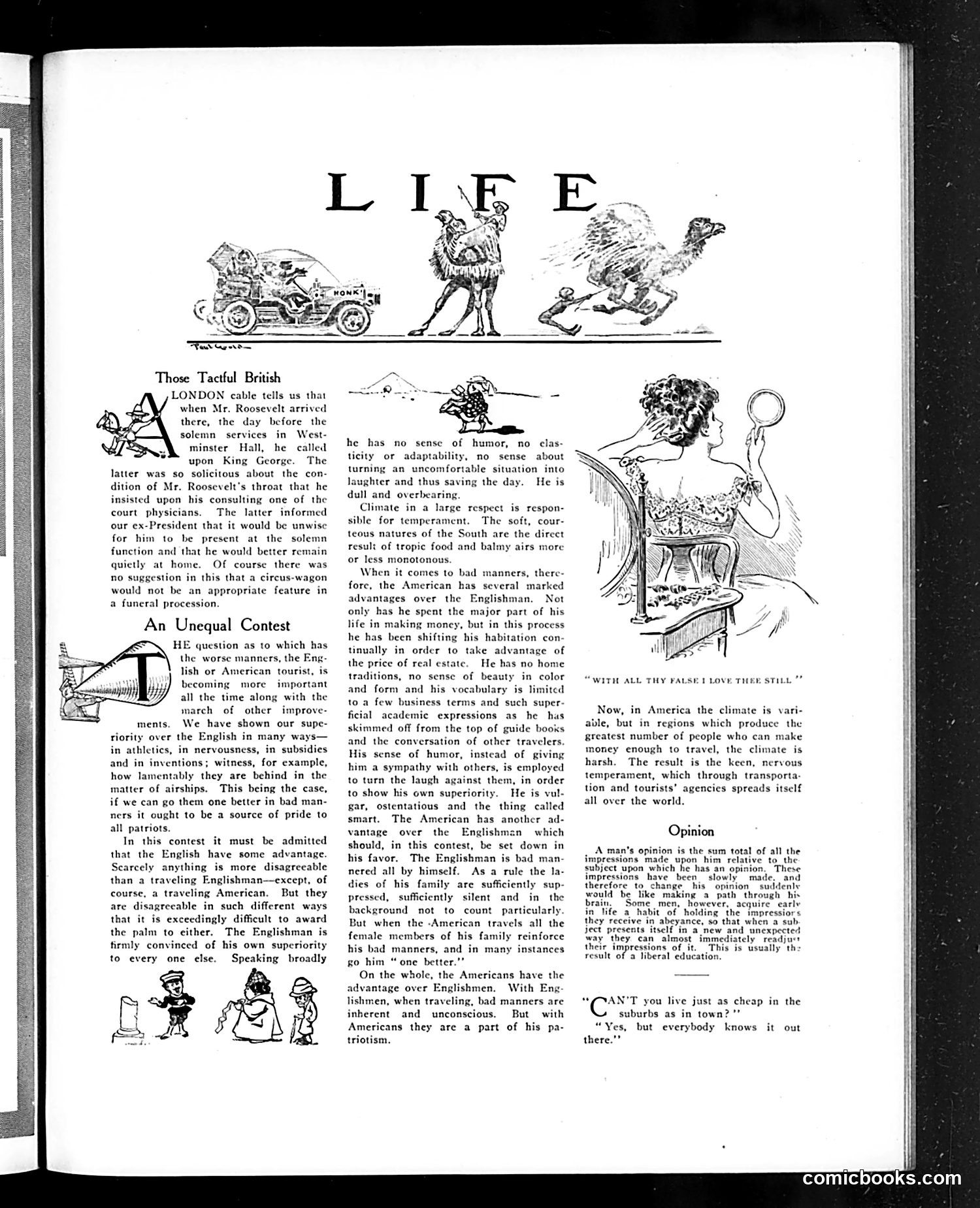 Life — June 2, 1910 — page 13: Life, 1910-06-02