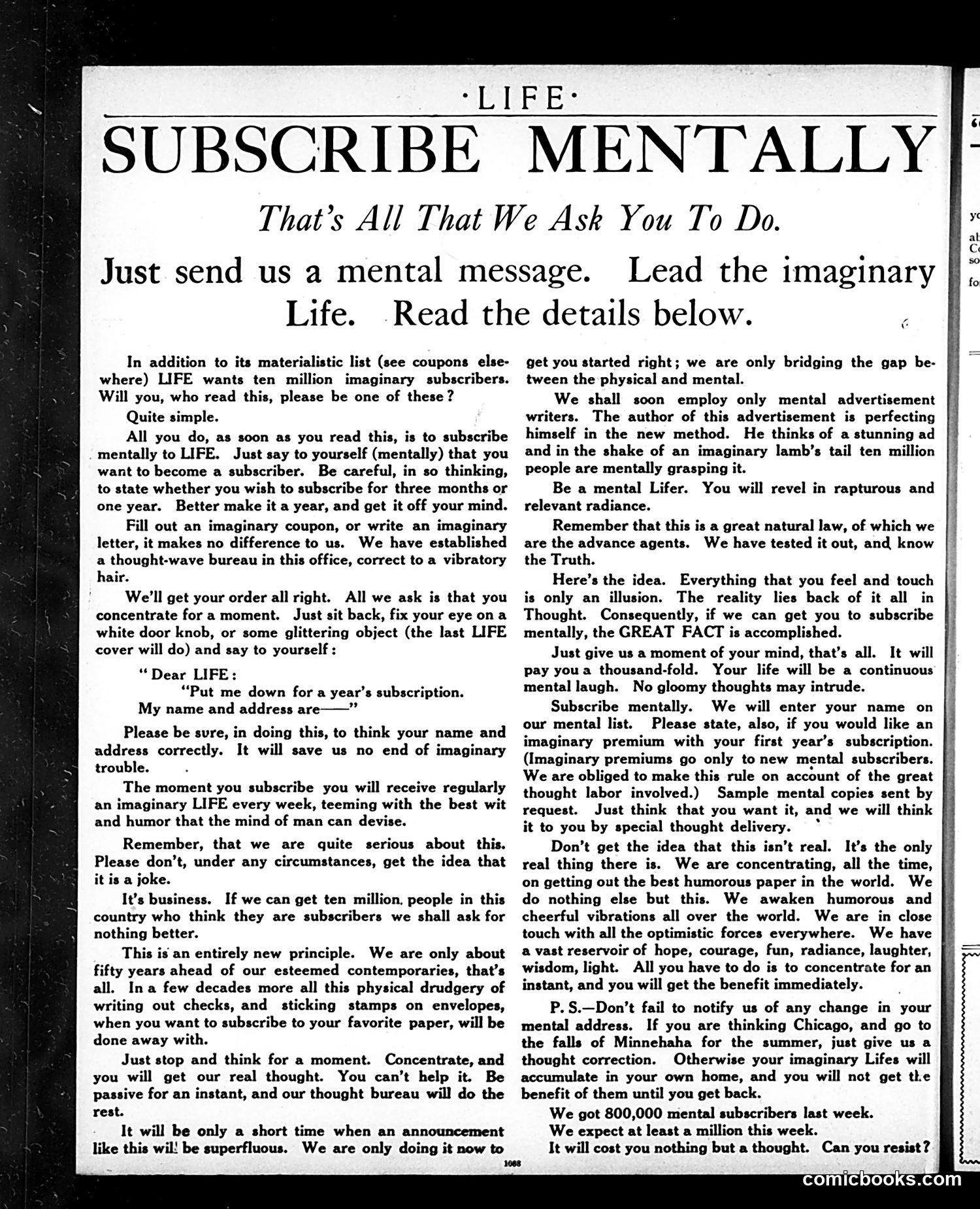 Life — June 16, 1910 — page 4: Life, 1910-06-16