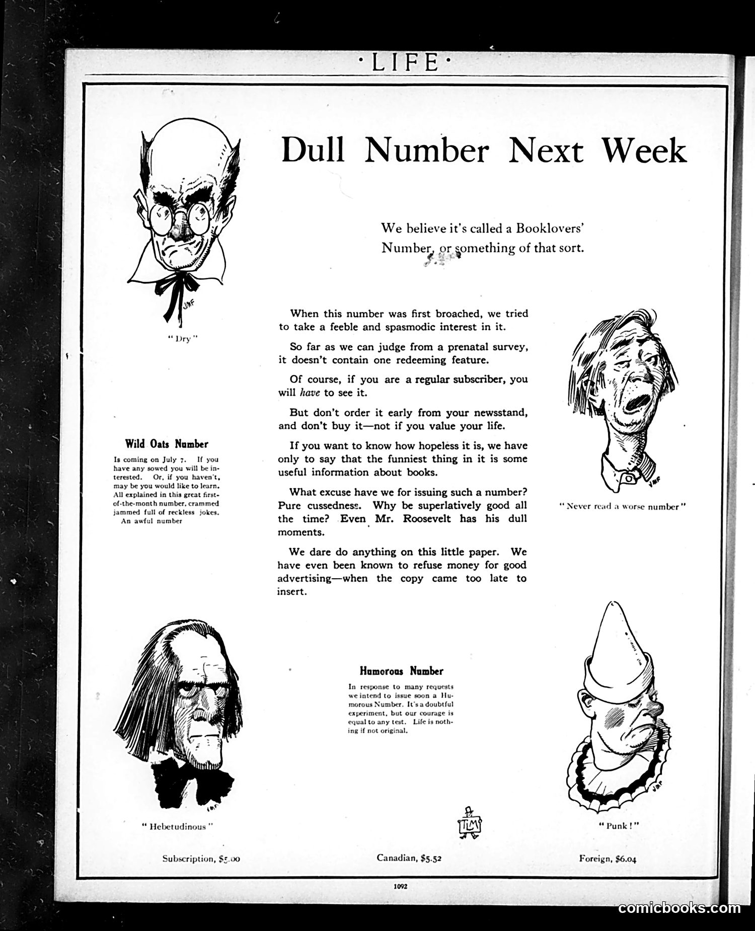 Life — June 16, 1910 — page 8: Life, 1910-06-16