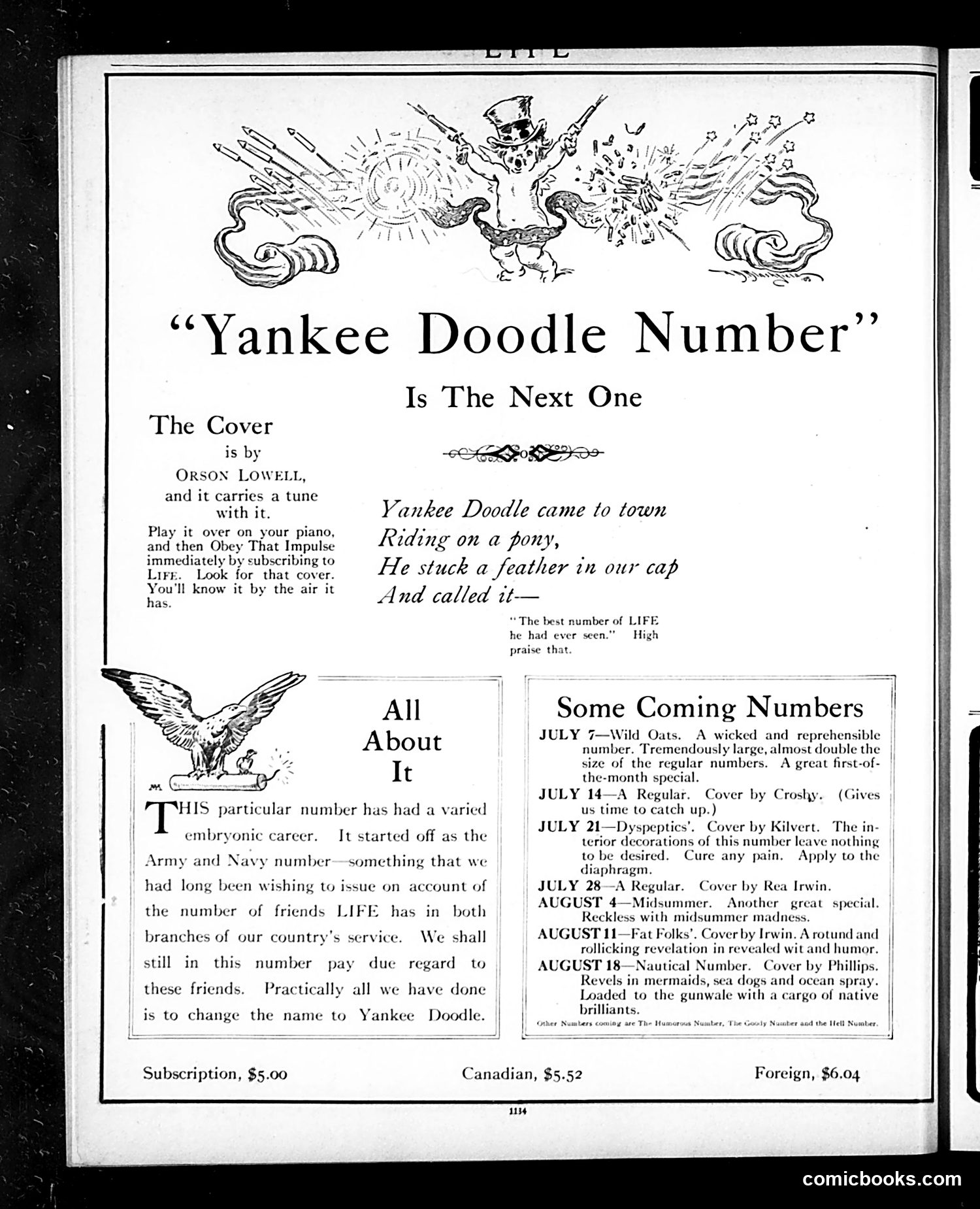 Life — June 23, 1910 — page 6: Life, 1910-06-23