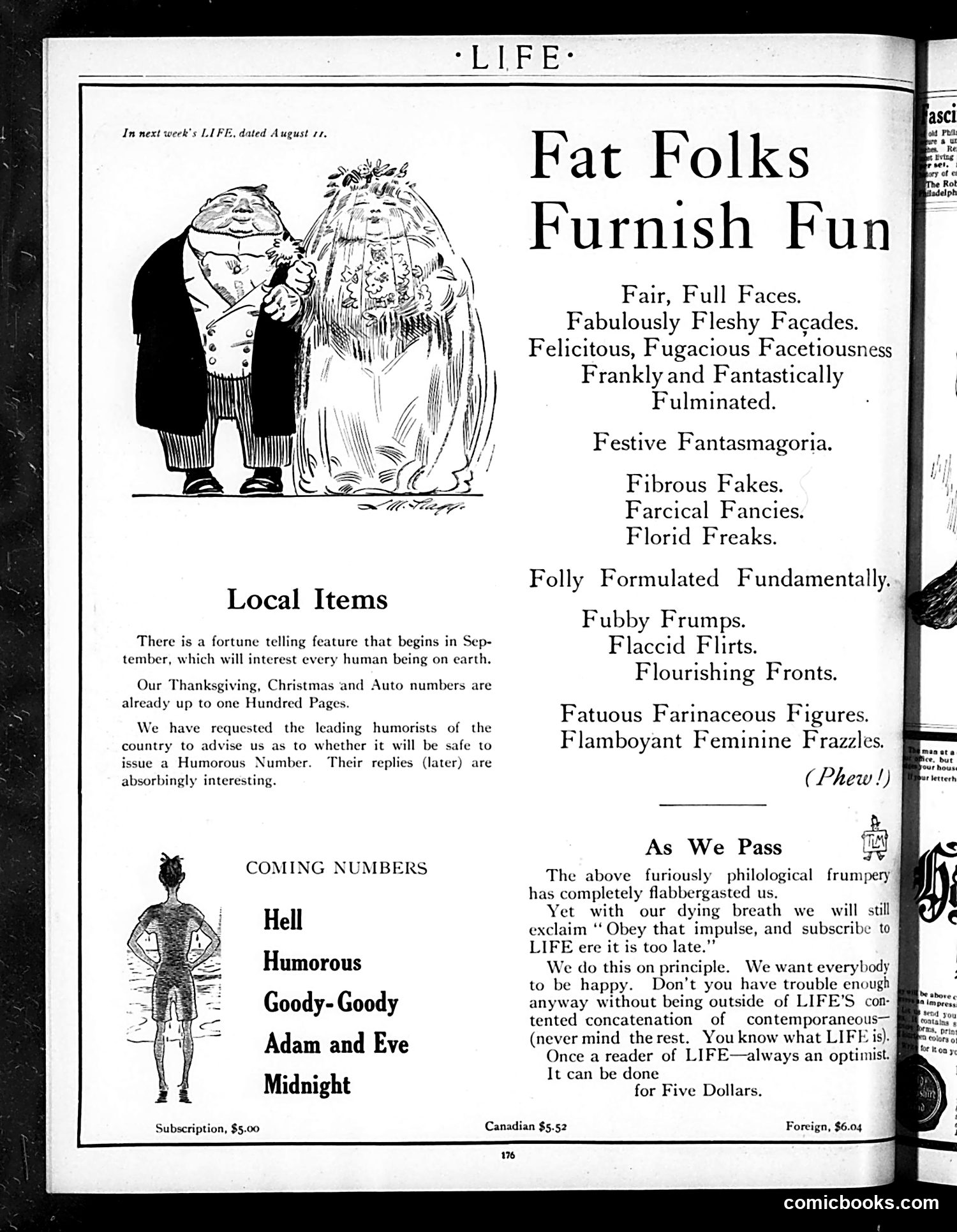 Life — August 4, 1910 — page 8: Life, 1910-08-04