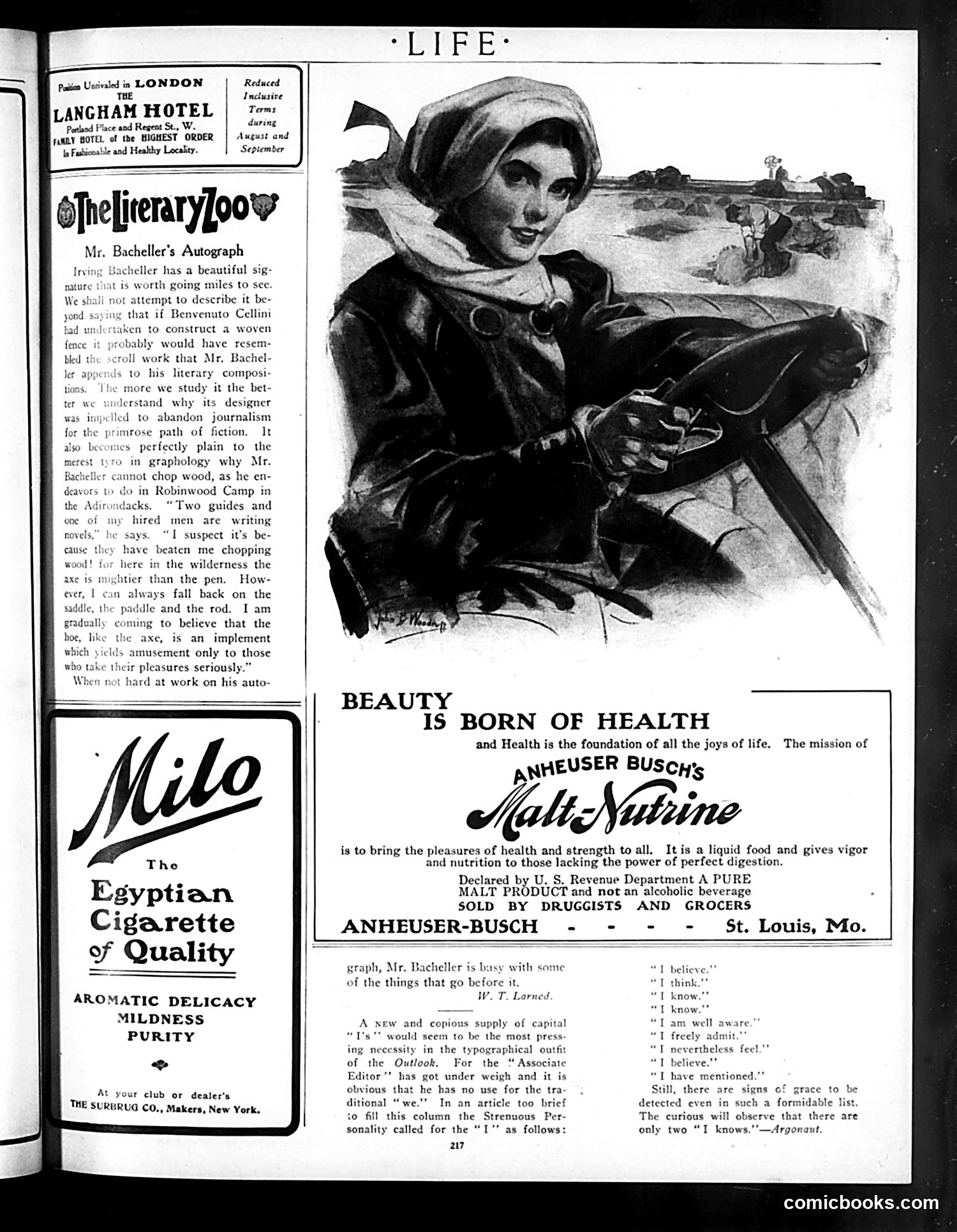 Life — August 11, 1910 — page 5: Life, 1910-08-11