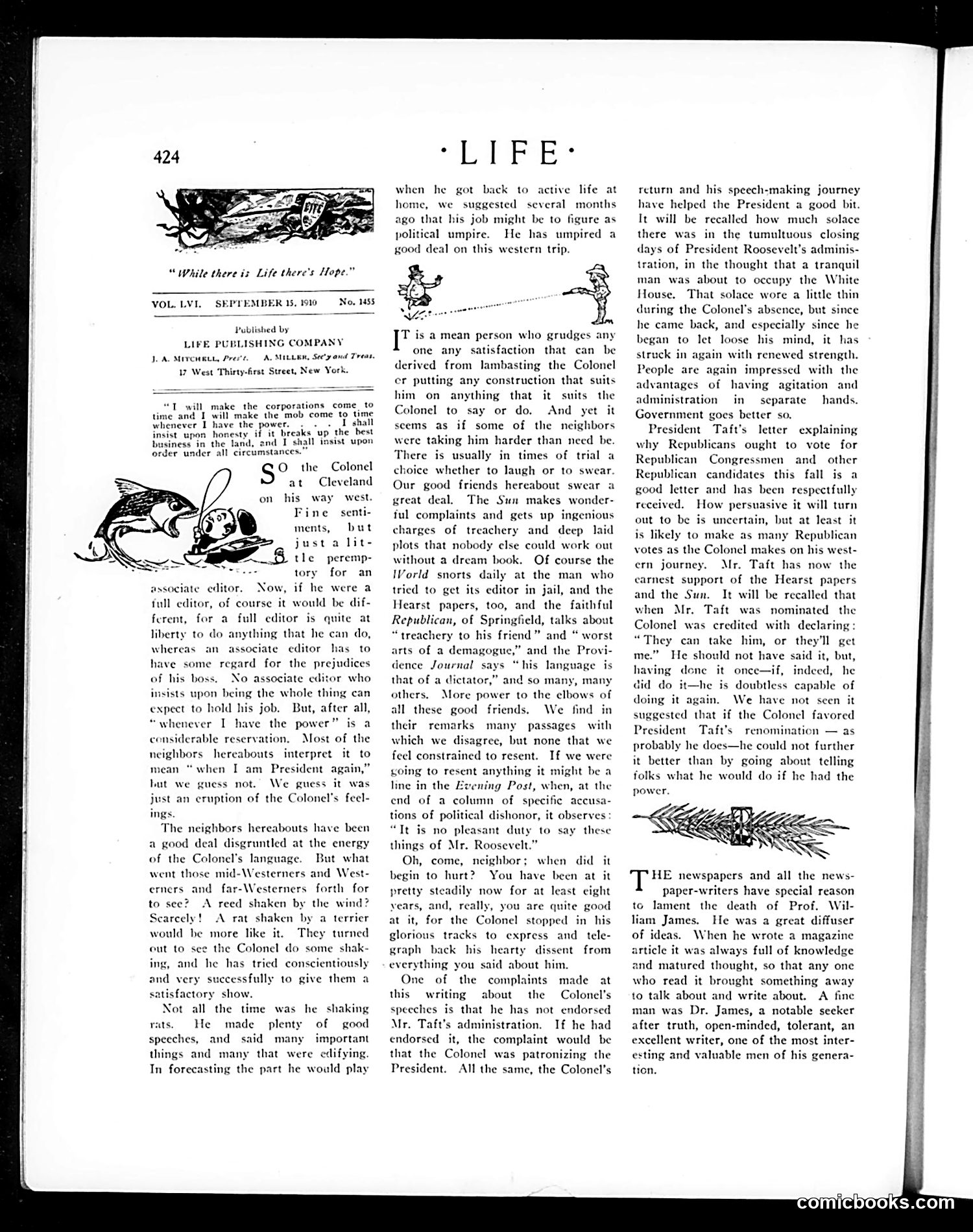 Life — September 15, 1910 — page 8: Life, 1910-09-15