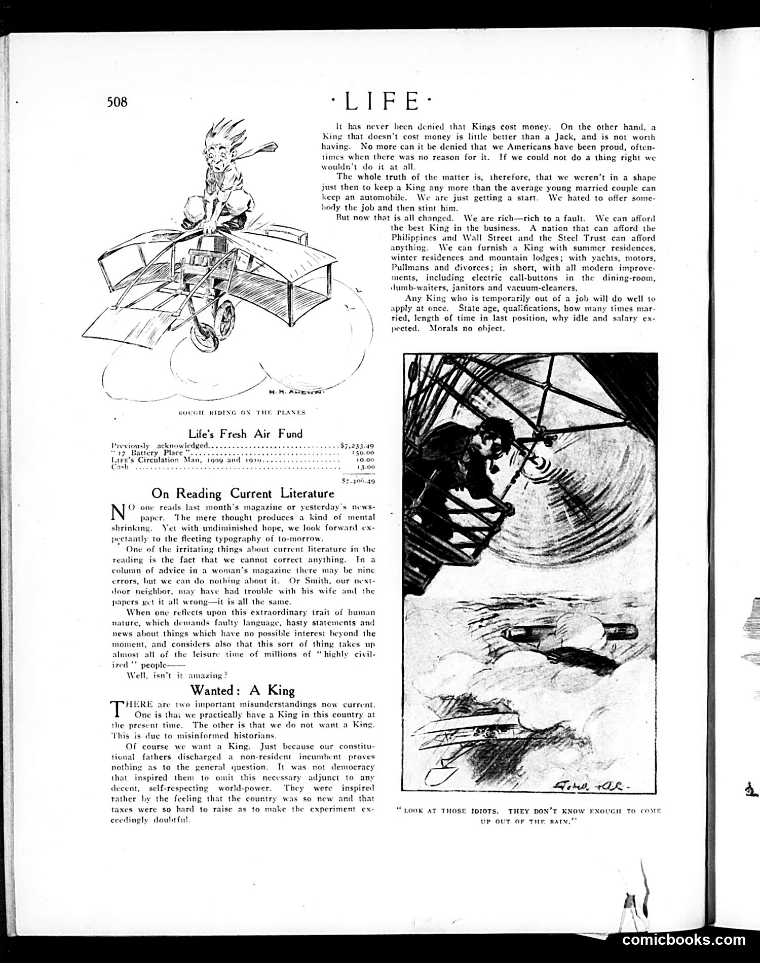 Life — September 29, 1910 — page 12: Life, 1910-09-29