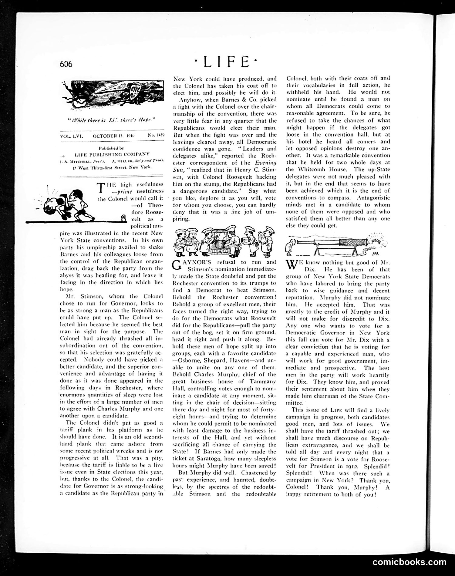 Life — October 13, 1910 — page 10: Life, 1910-10-13
