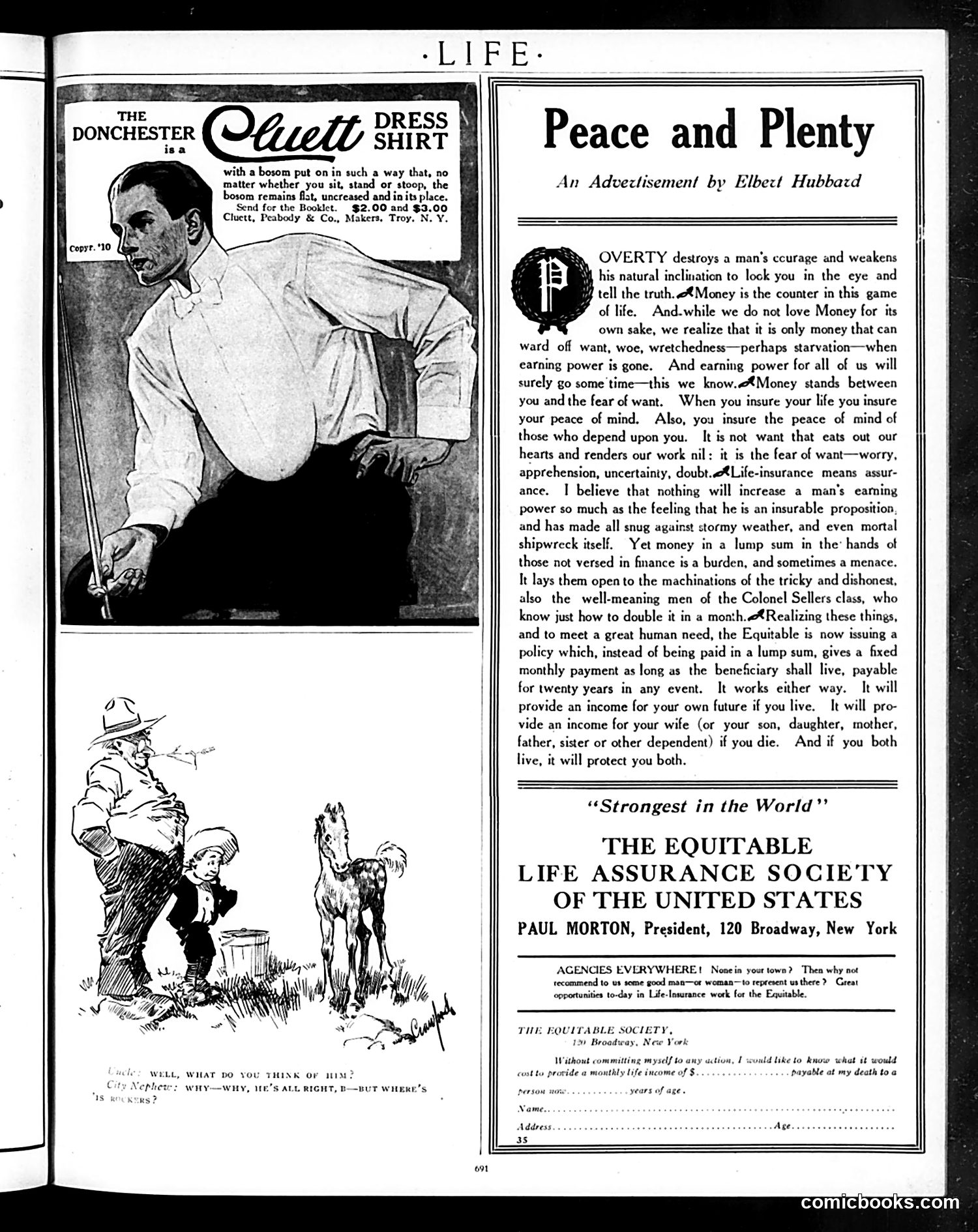 Life — October 27, 1910 — page 7: Life, 1910-10-27