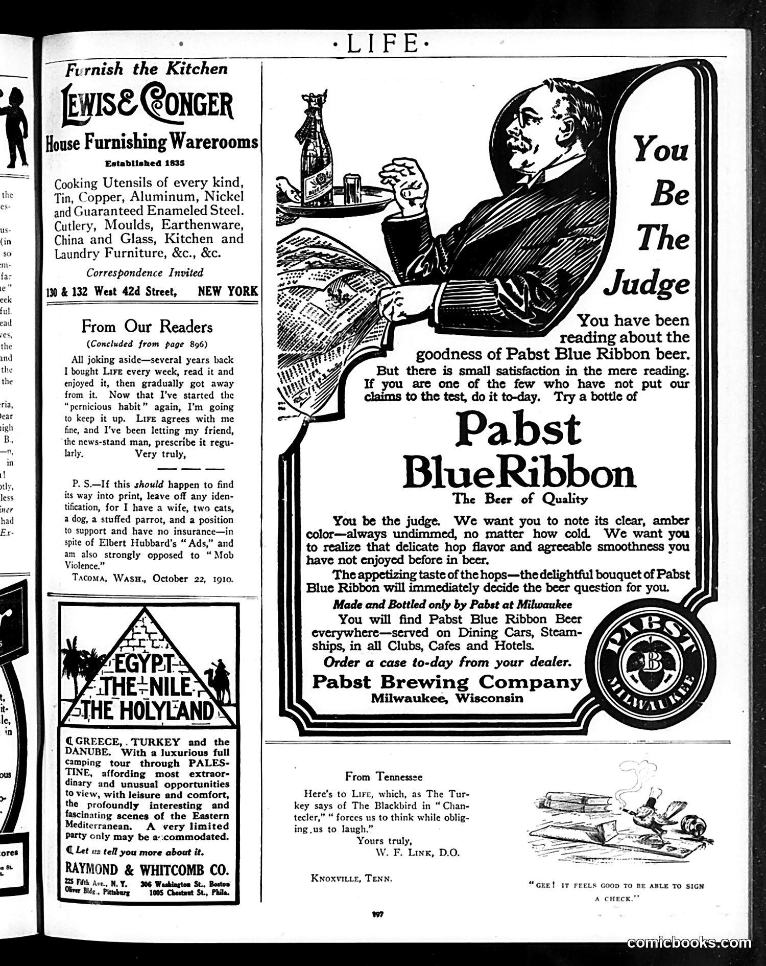 Life — November 24, 1910 — page 9: Life, 1910-11-24