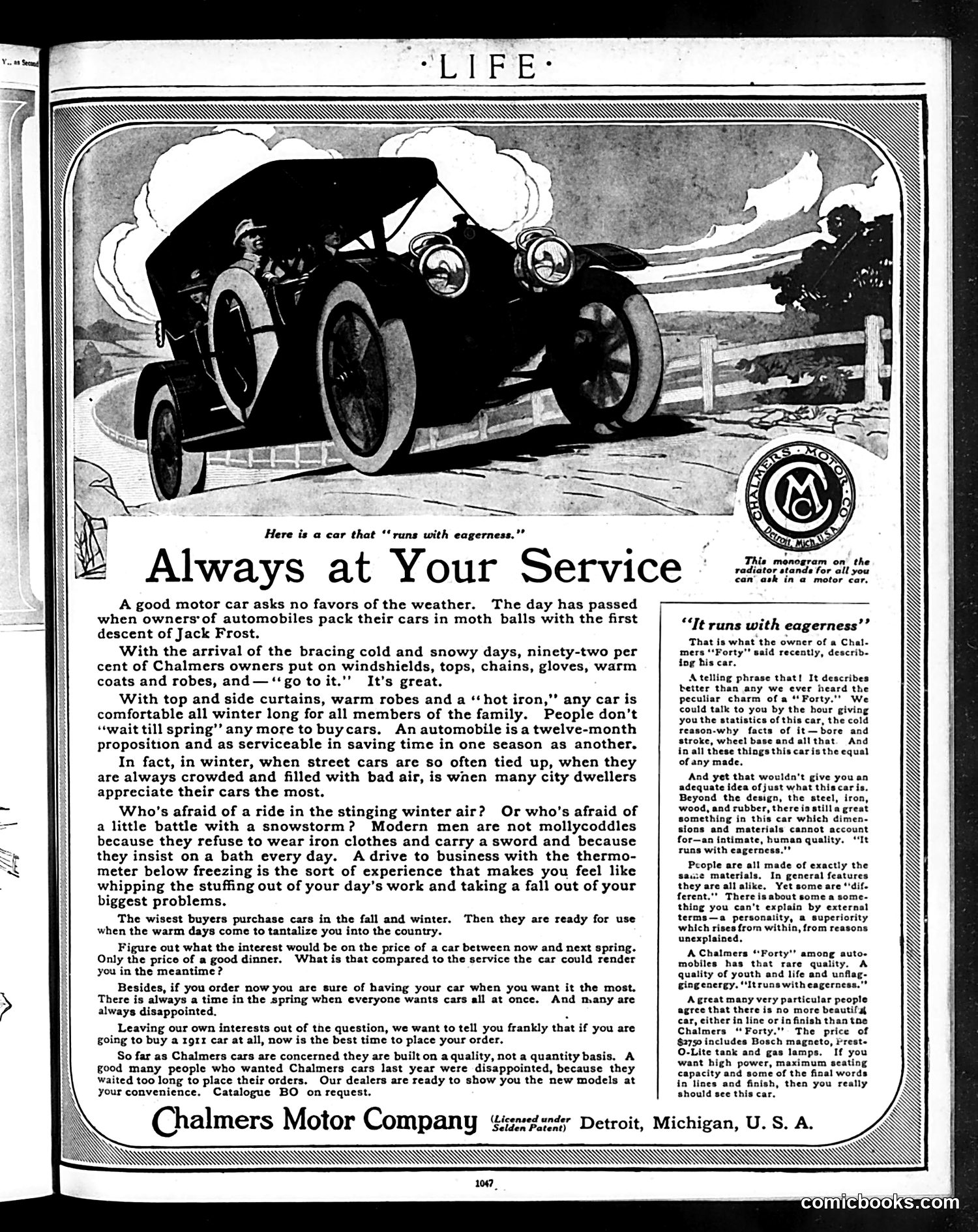 Life — December 8, 1910 — page 3: Life, 1910-12-08