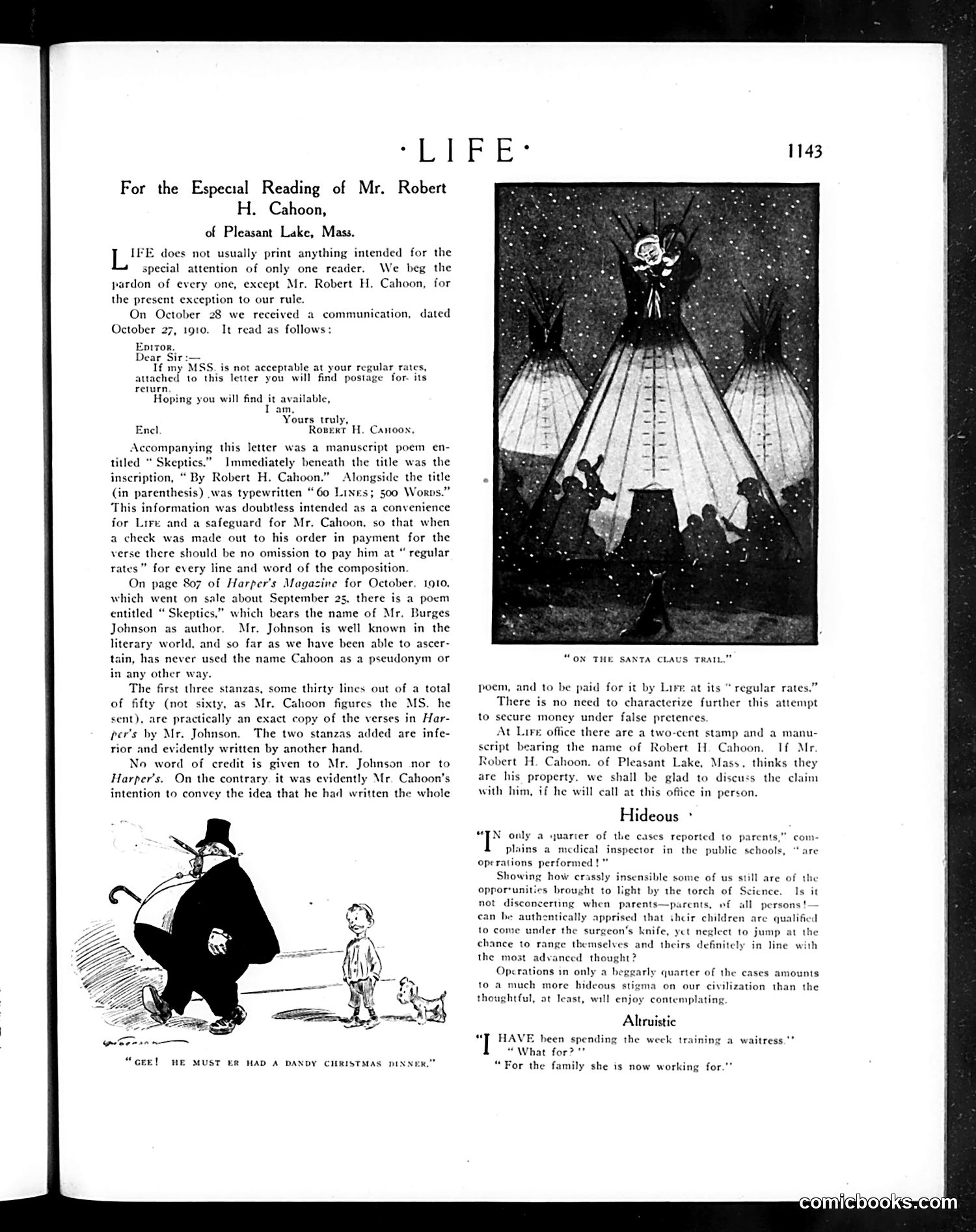 Life — December 22, 1910 — page 11: Life, 1910-12-22