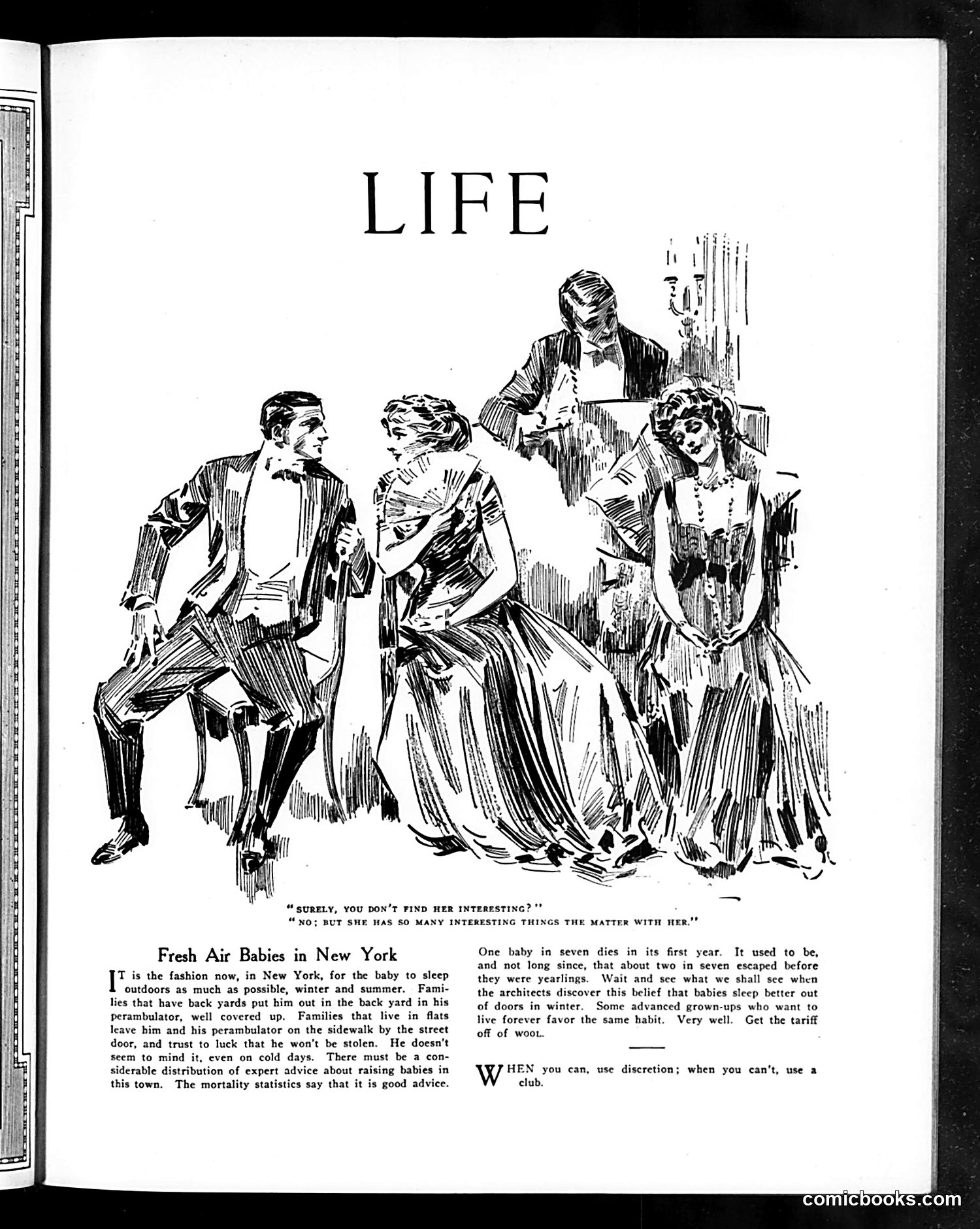 Life — January 12, 1911 — page 9: Life, 1911-01-12