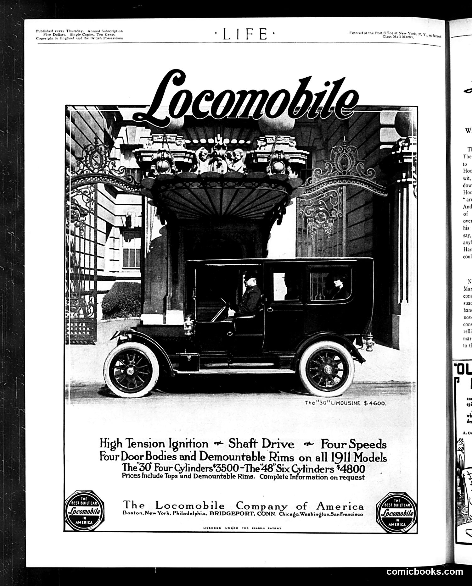 Life — January 26, 1911 — page 2: Life, 1911-01-26