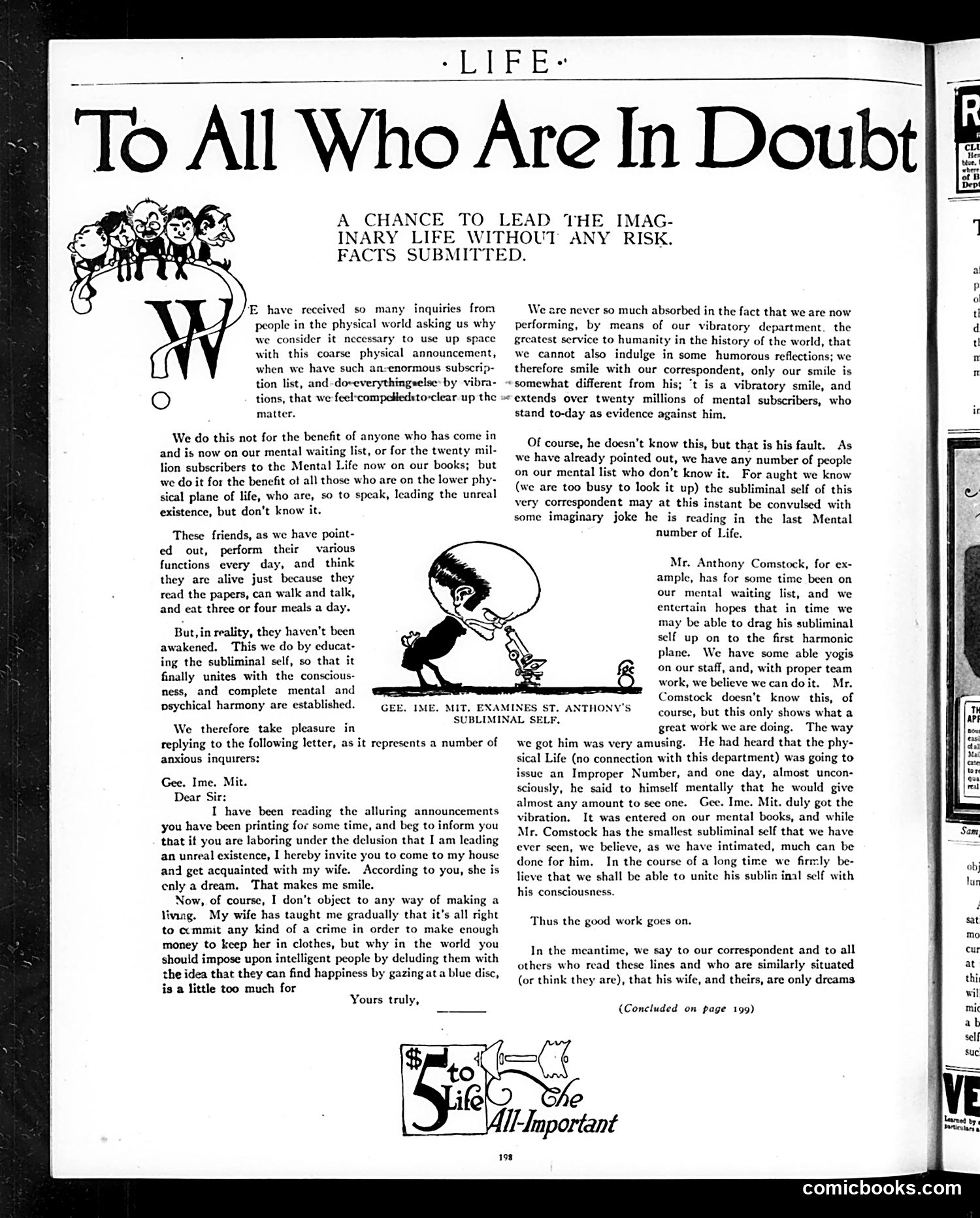 Life — January 26, 1911 — page 6: Life, 1911-01-26