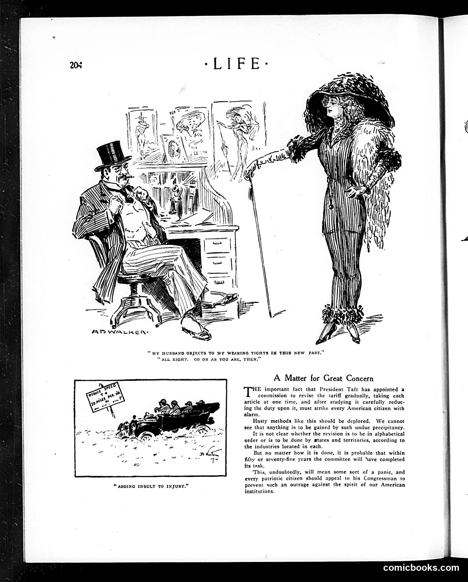 Life — January 26, 1911 — page 12: Life, 1911-01-26